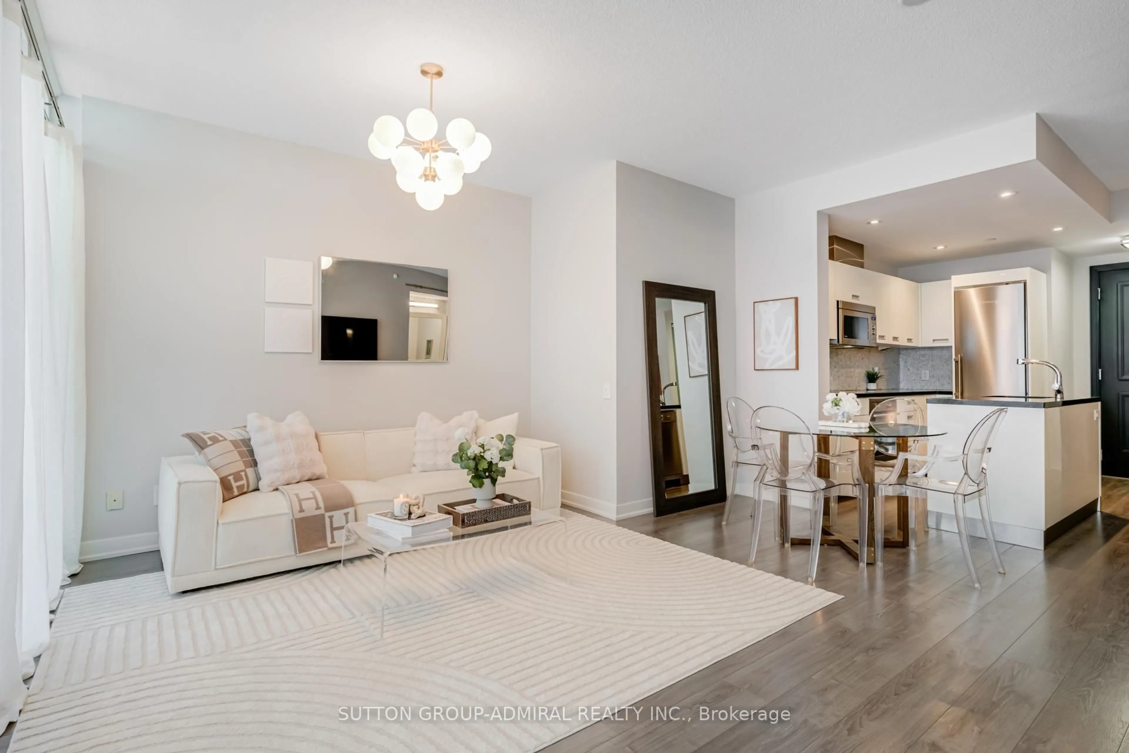 Living room with furniture, unknown for 90 Parklawn Rd #1003, Toronto Ontario M8Y 0B6