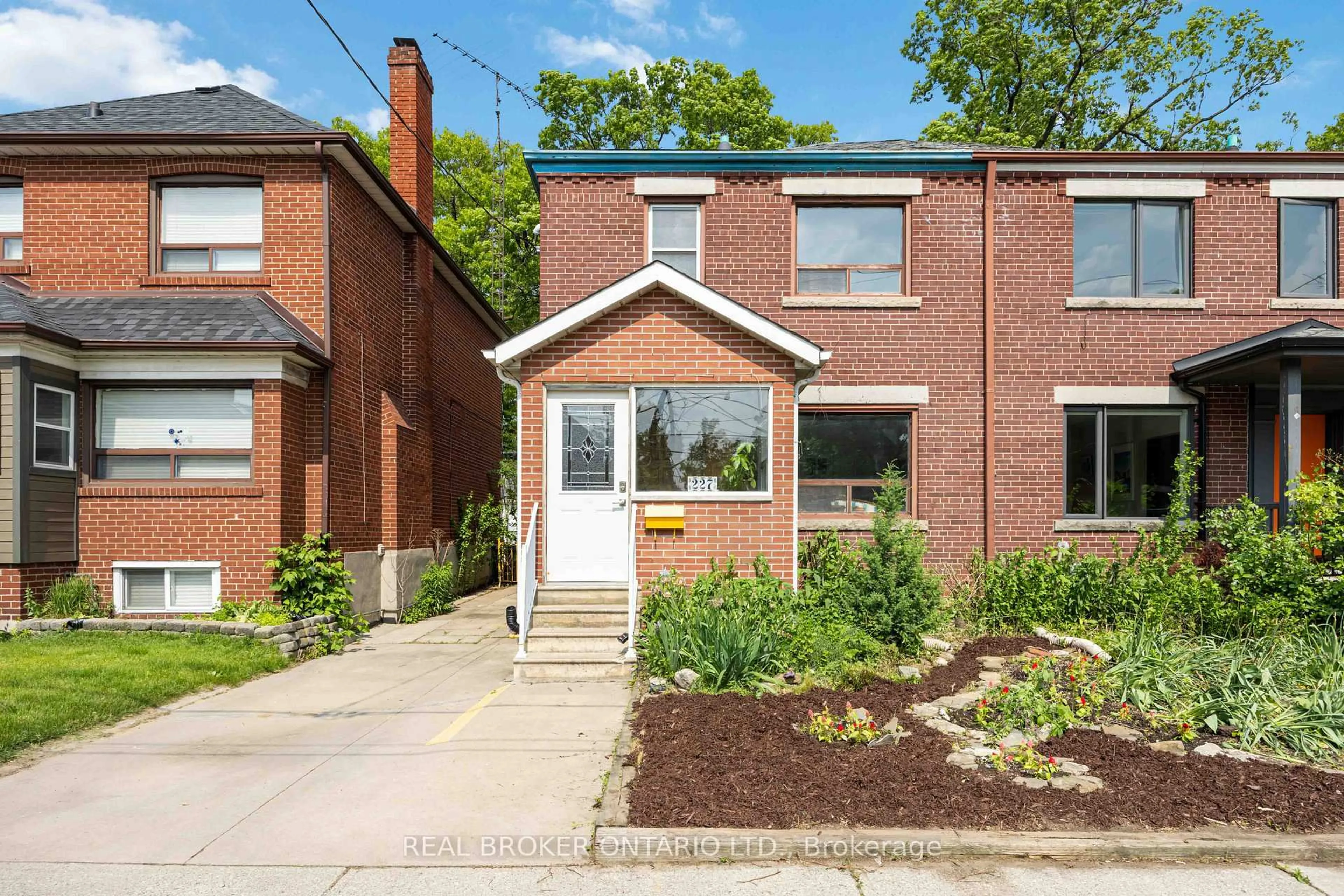 Home with brick exterior material, street for 227 Jane St, Toronto Ontario M6S 3Y8