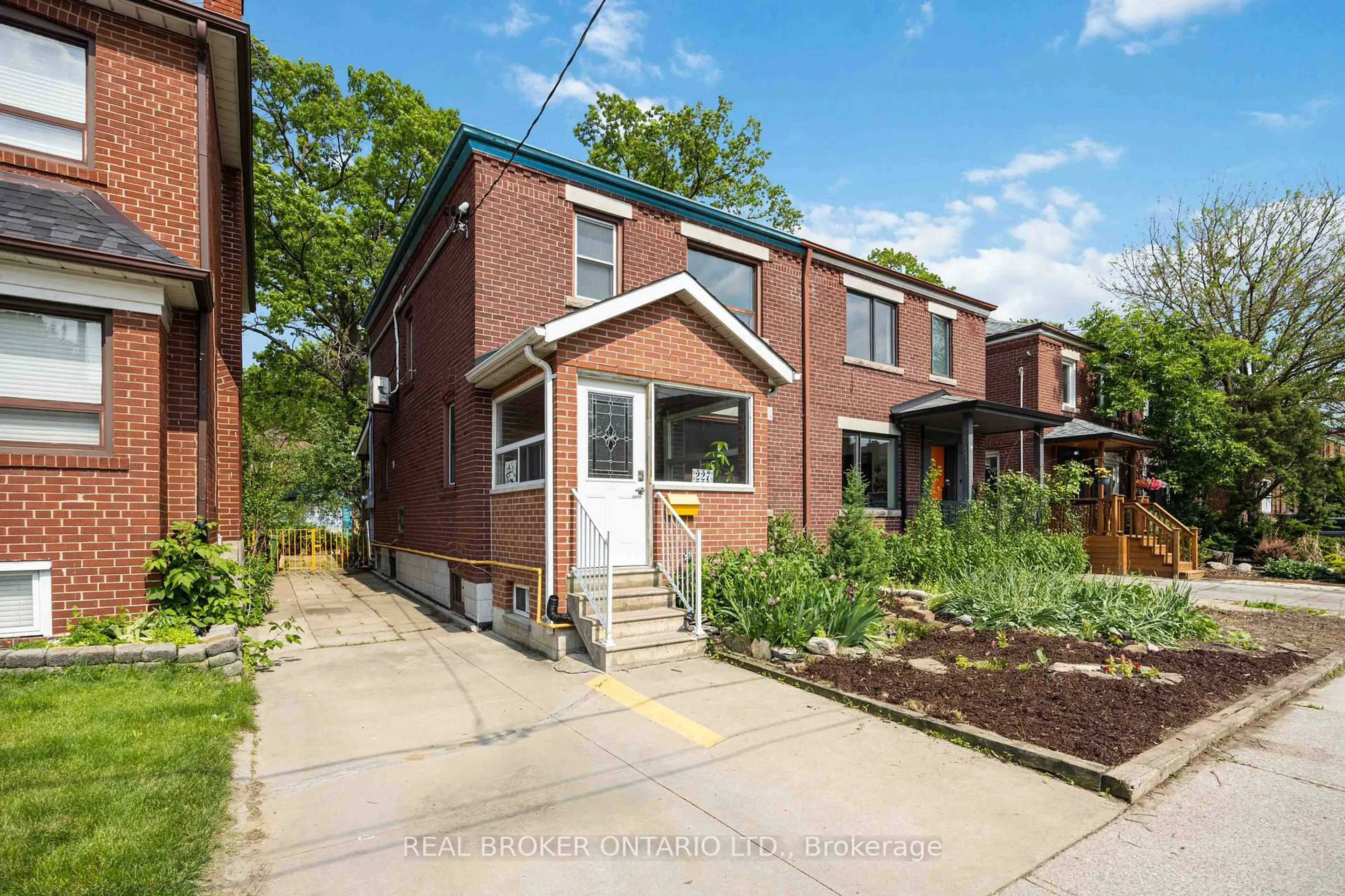 Home with brick exterior material, street for 227 Jane St, Toronto Ontario M6S 3Y8