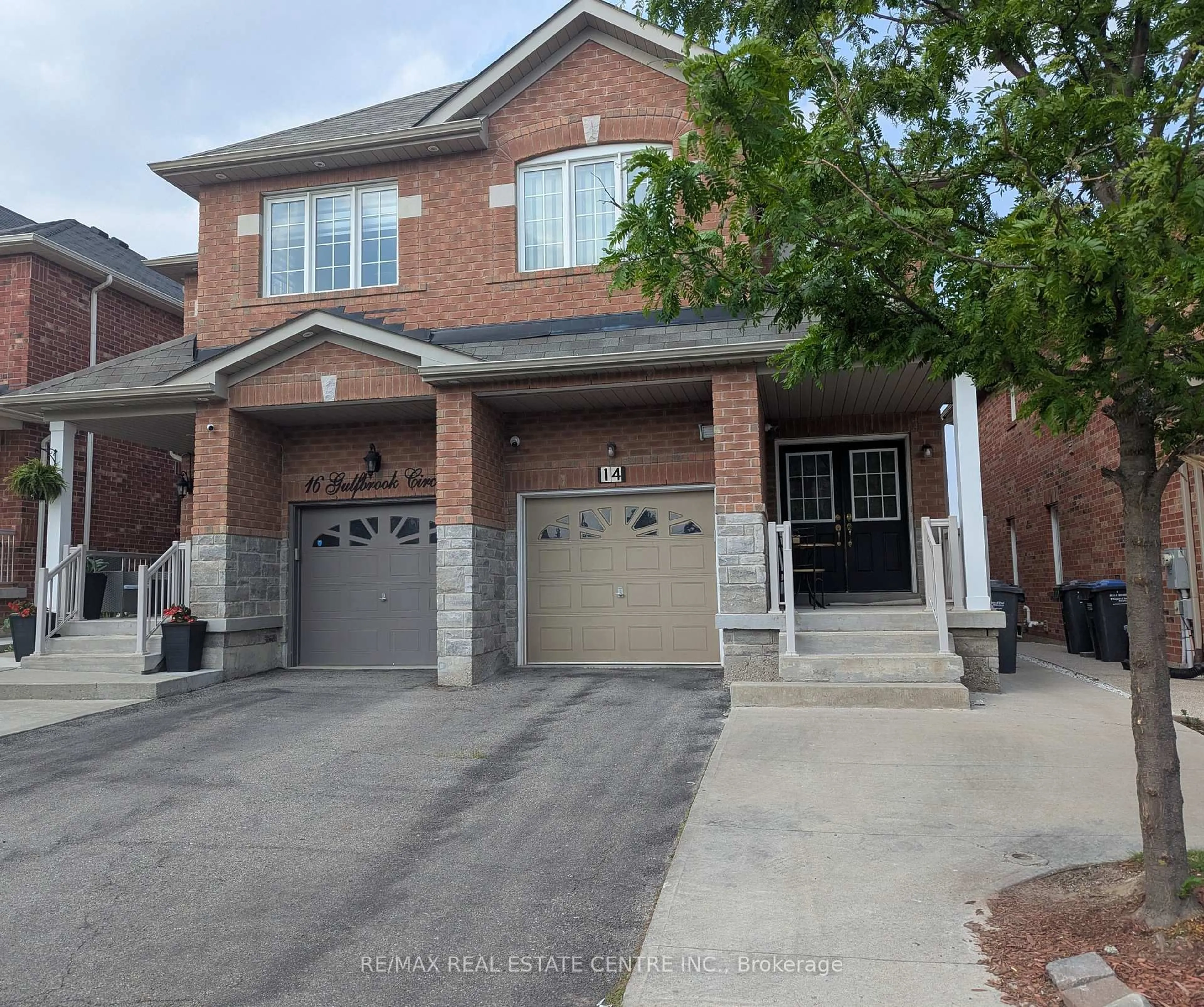 Home with brick exterior material, street for 14 Gulfbrook Circ, Brampton Ontario L6Z 0G4