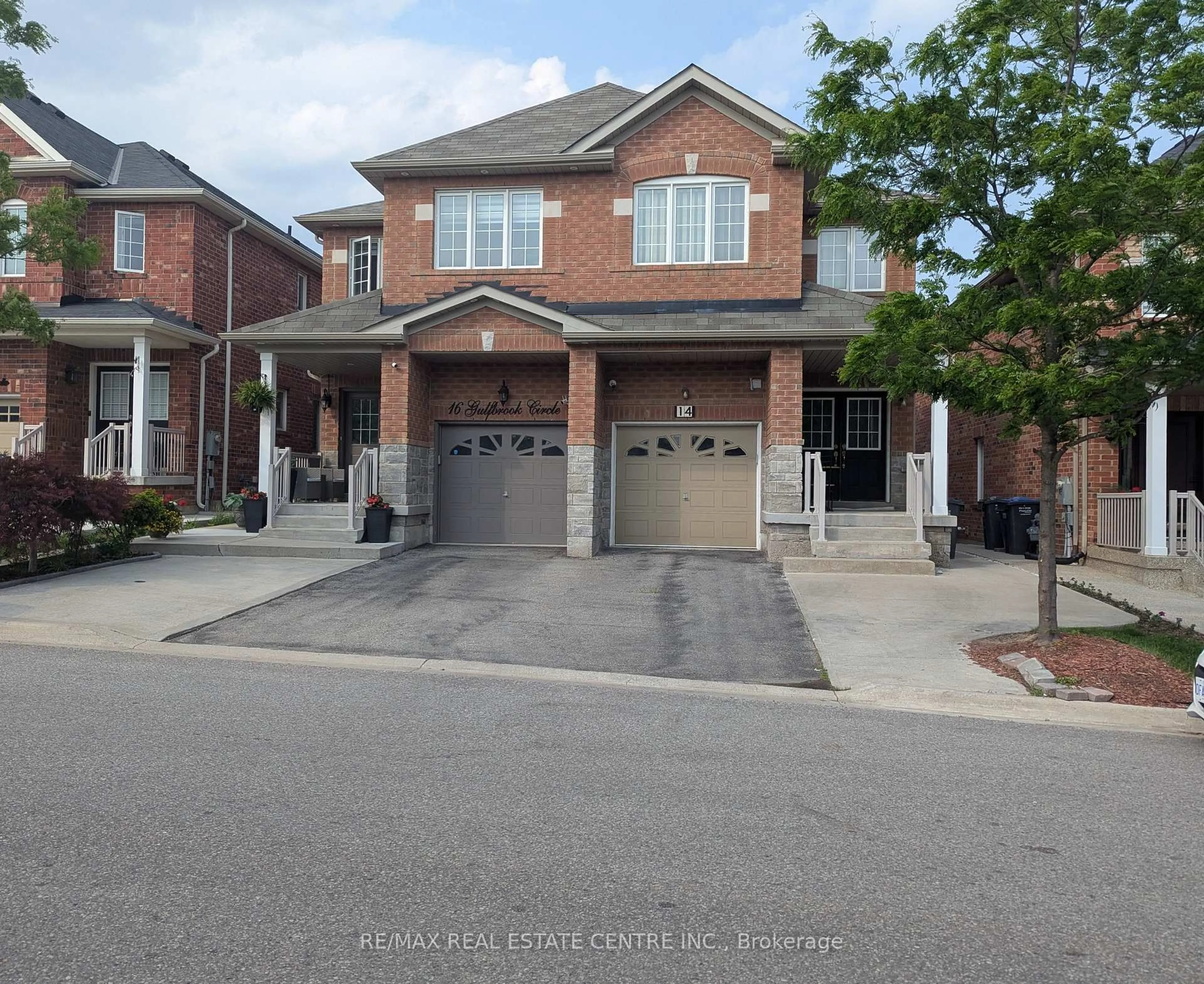 Home with brick exterior material, street for 14 Gulfbrook Circ, Brampton Ontario L6Z 0G4