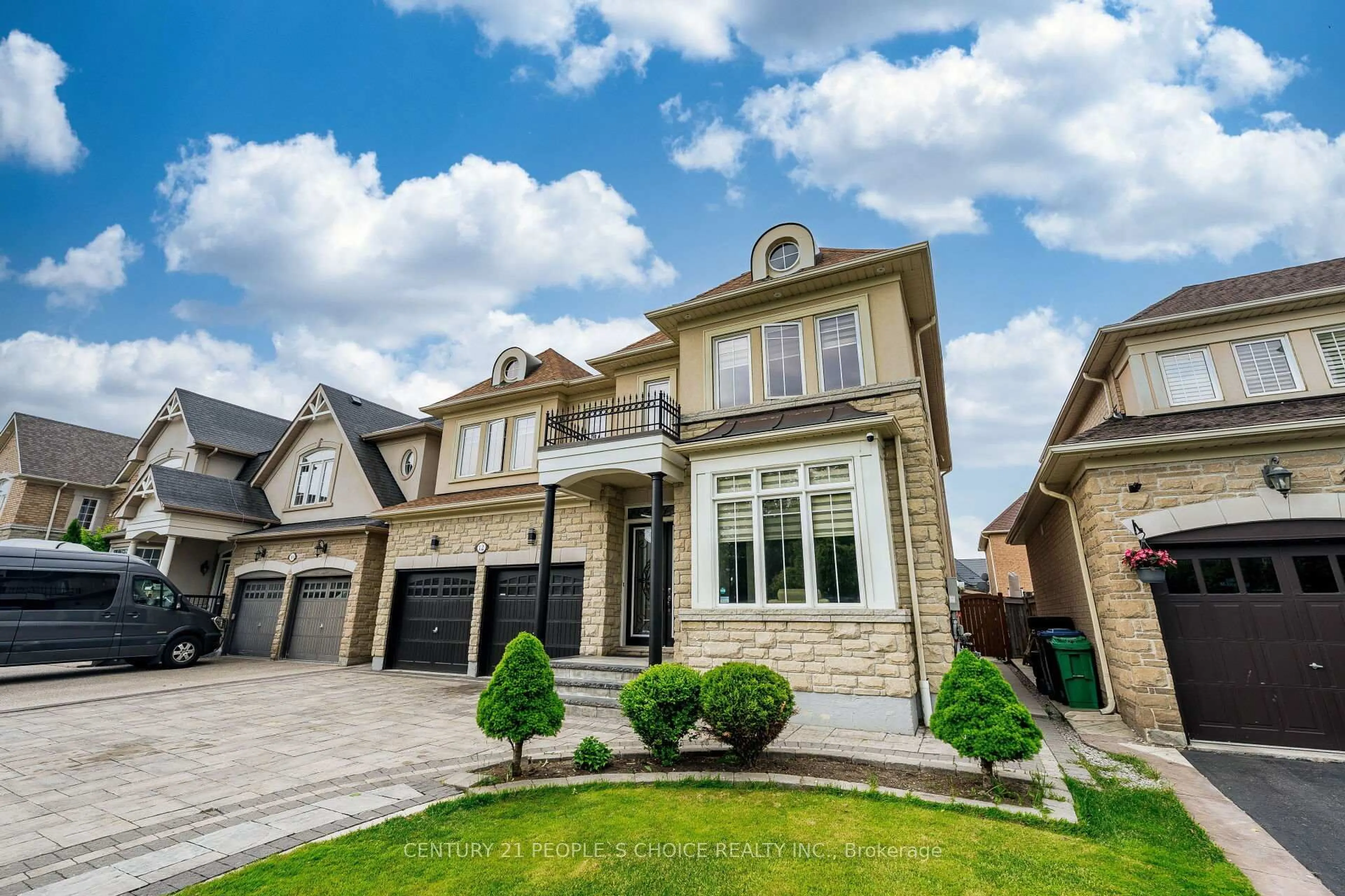 Home with brick exterior material, street for 12 Vintonridge Dr, Brampton Ontario L6P 2T6