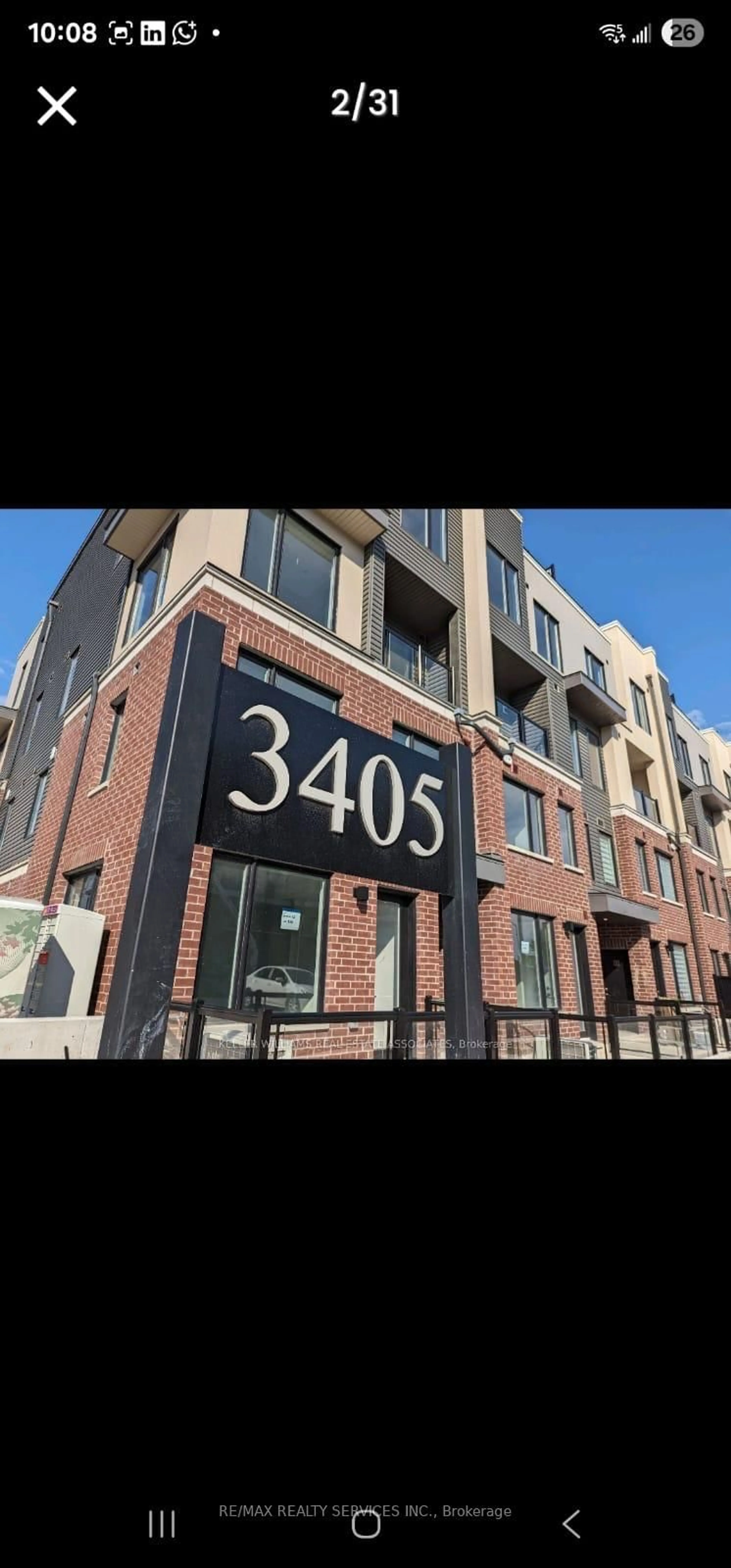 Home with brick exterior material, street for 3405 Ridgeway Dr #unit 22, Mississauga Ontario L5L 5T3