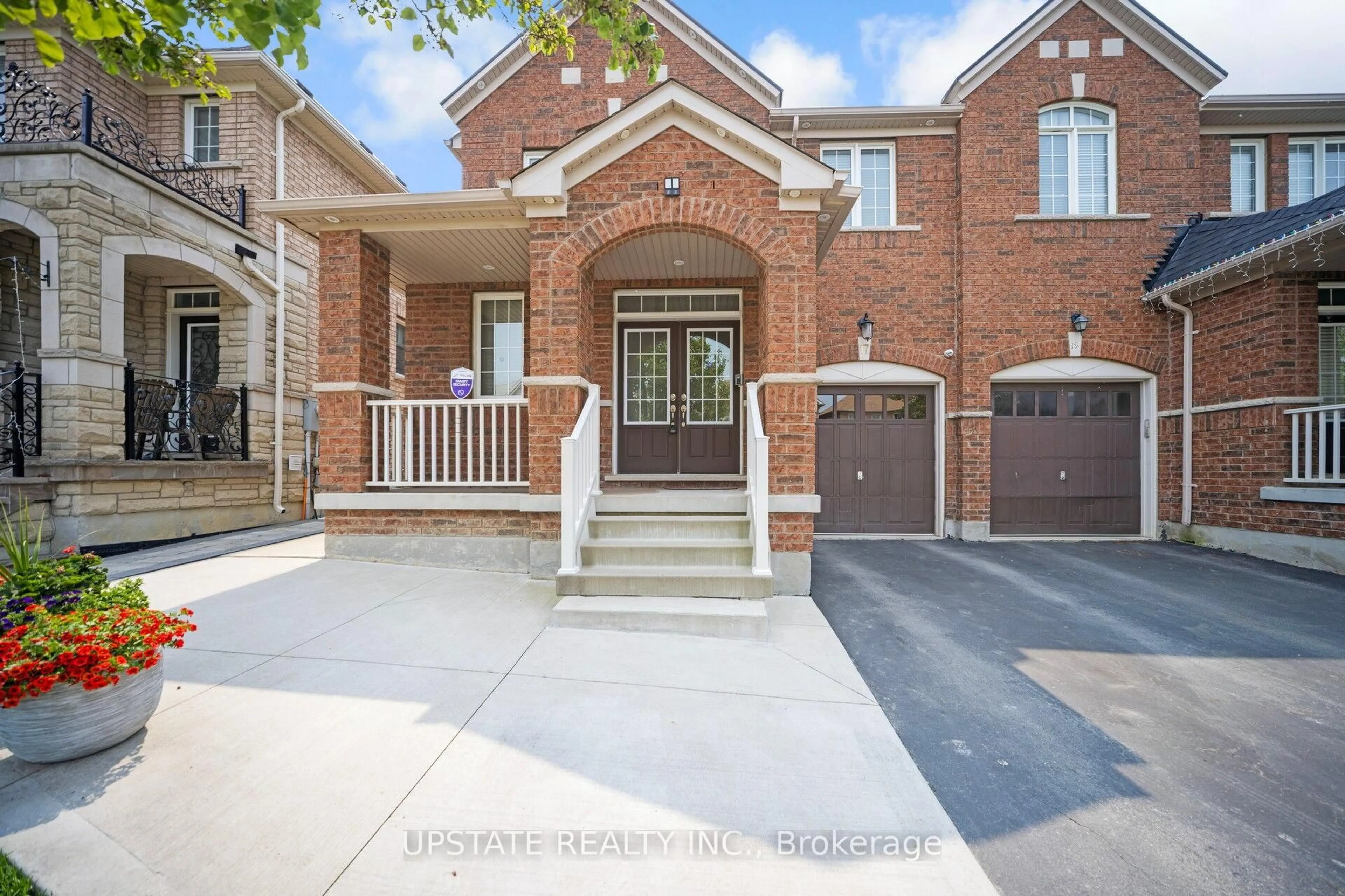 Home with brick exterior material, street for 17 Trentin Rd, Brampton Ontario L6P 3H4