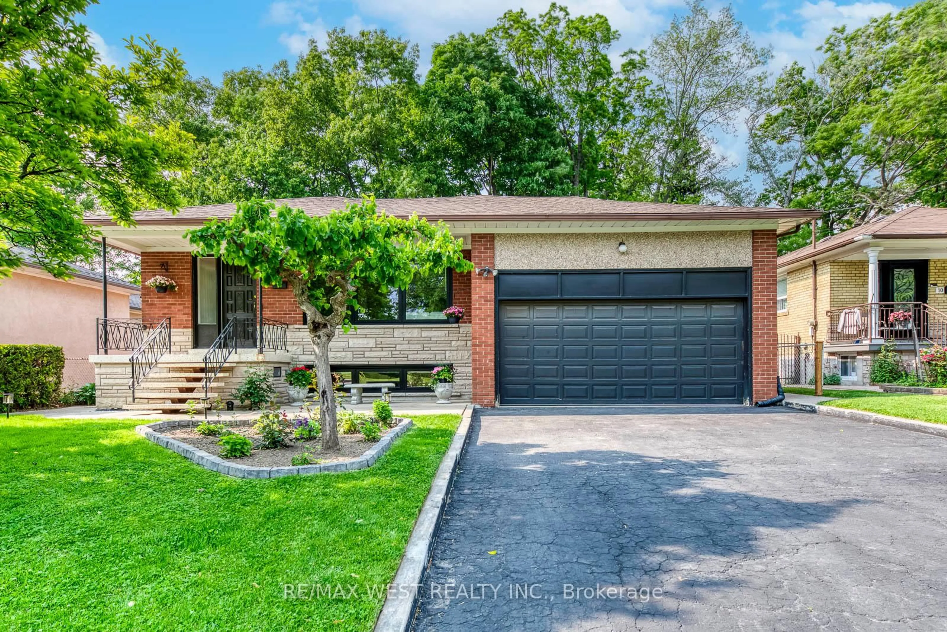 Home with brick exterior material, street for 12 Redbank Rd, Toronto Ontario M6M 2X5