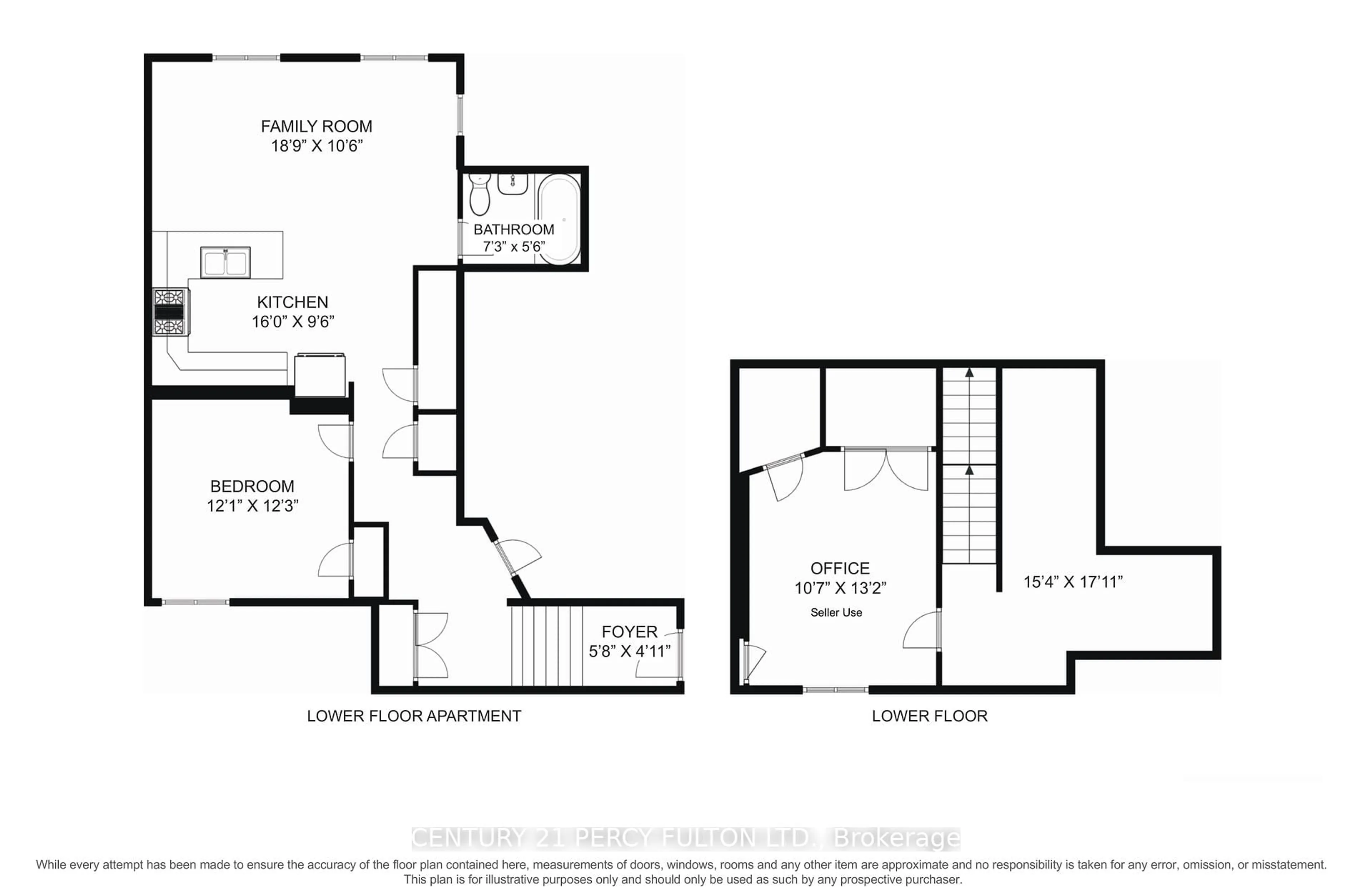 Floor plan for 210 Main St, Halton Hills Ontario L7J 1W9