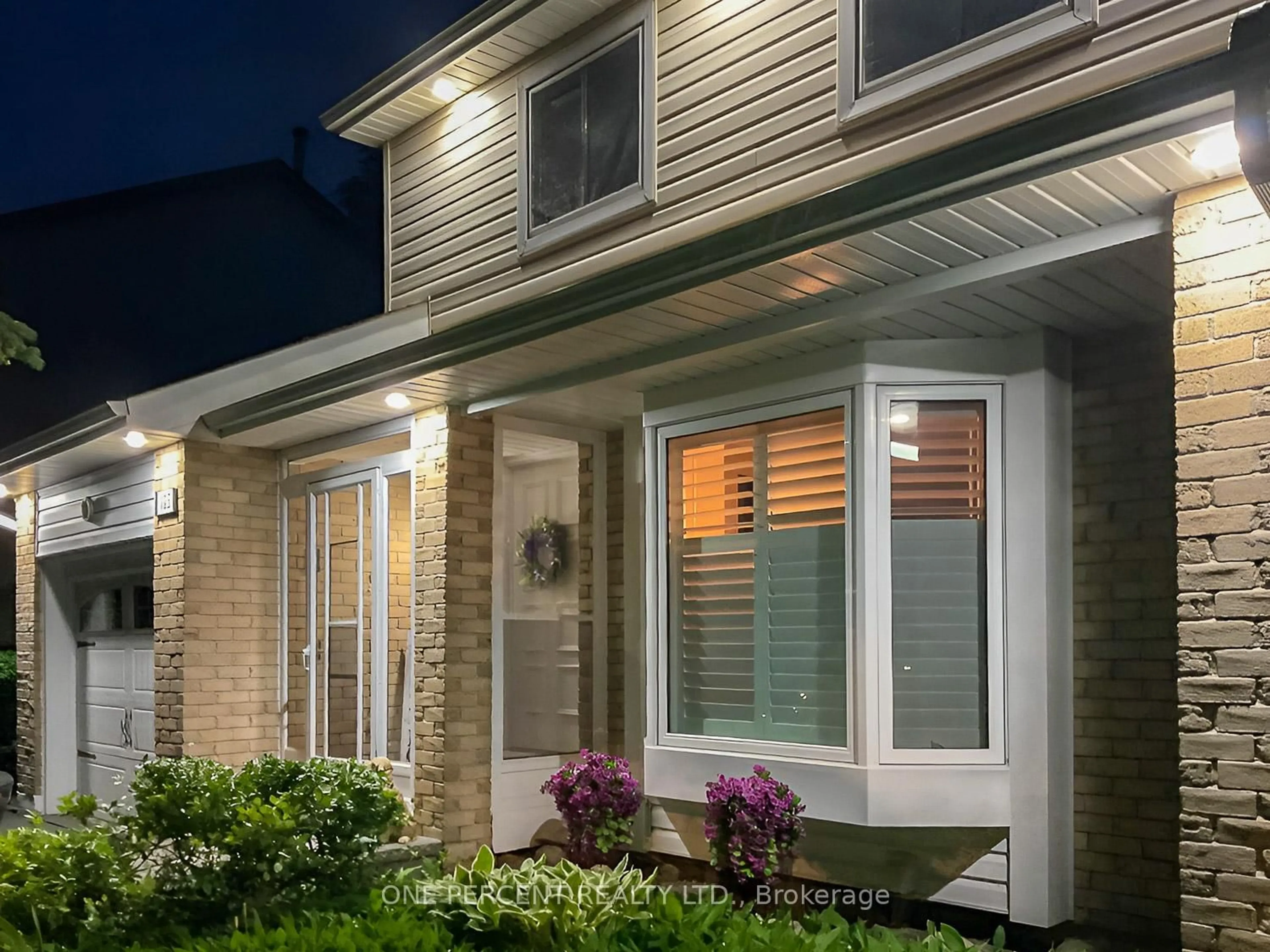 Home with vinyl exterior material, street for 103 Royal Palm Dr, Brampton Ontario L6Z 1P4