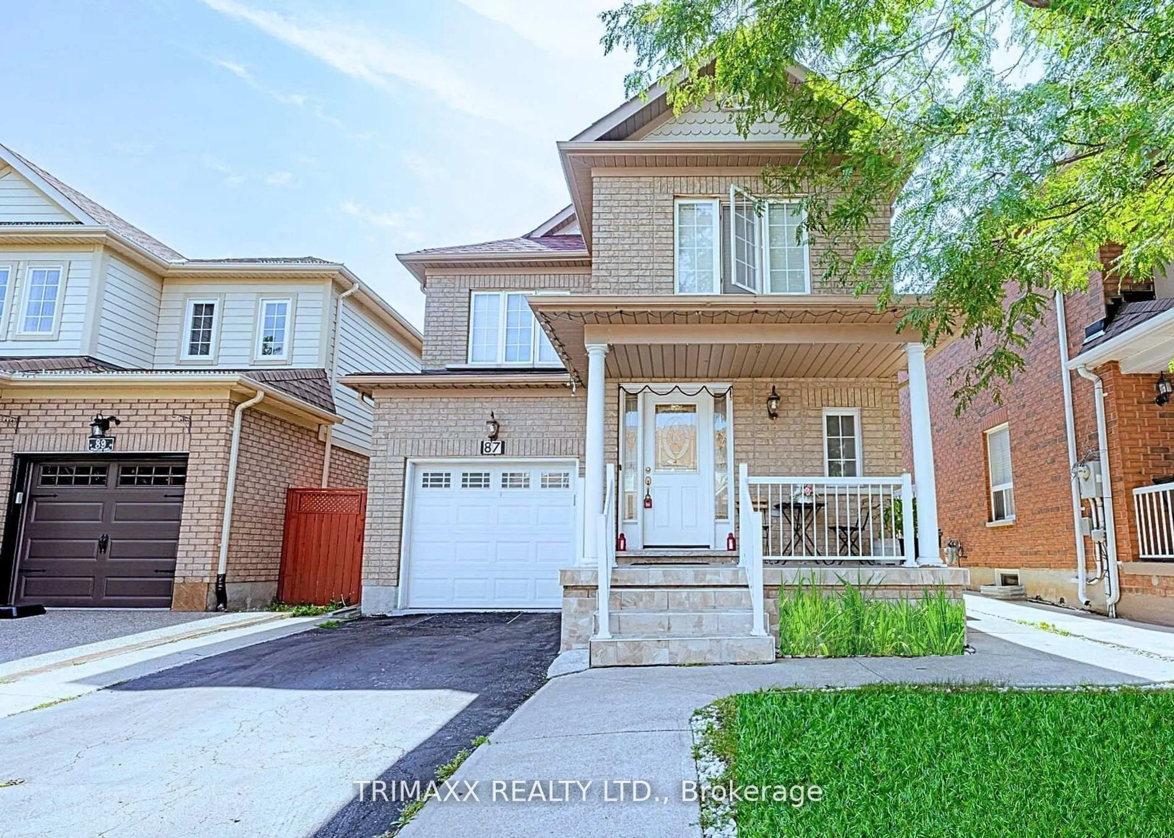 Home with brick exterior material, street for 87 Heartleaf Cres, Brampton Ontario L7A 2B9