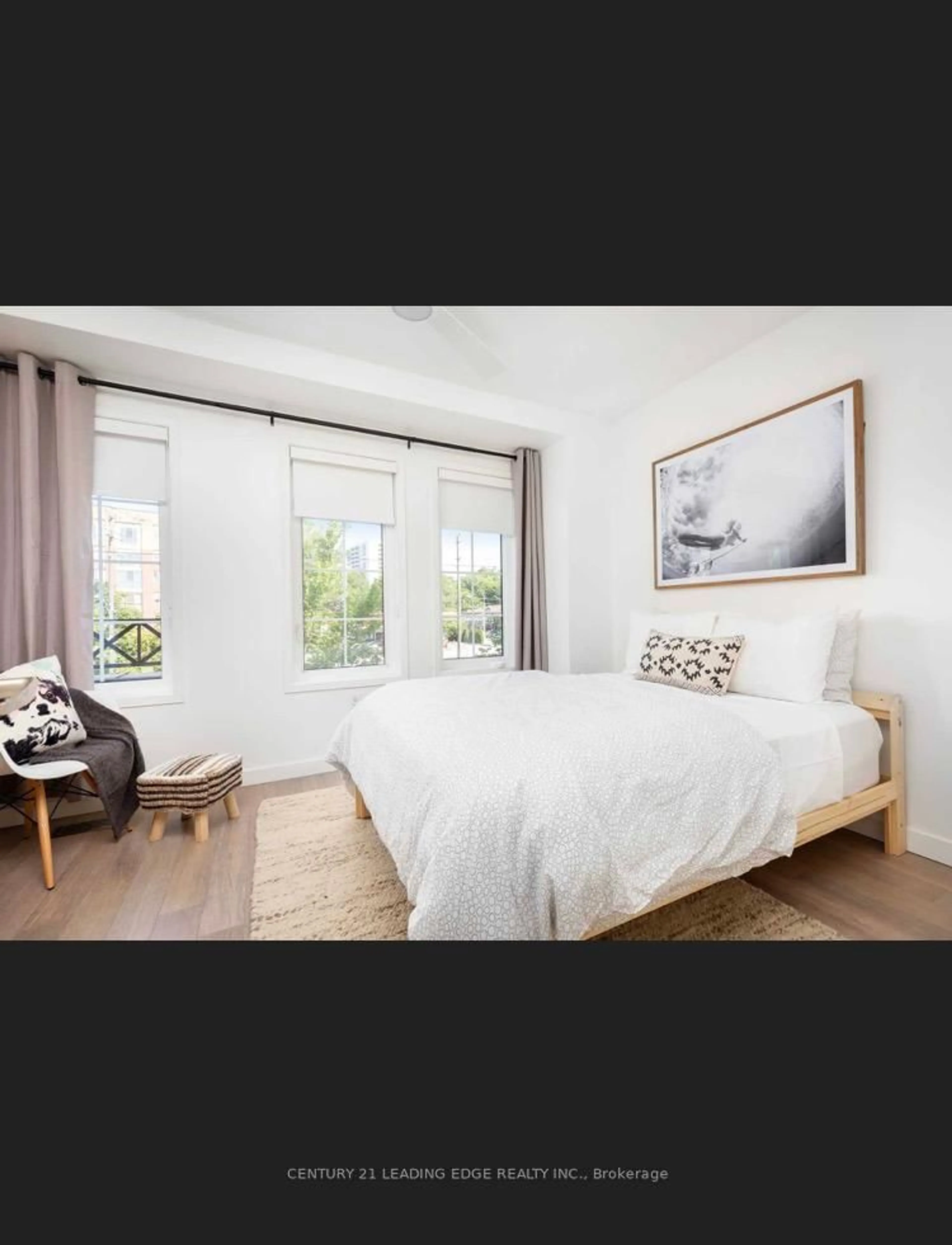 Bedroom with bed, unknown for 113 The Queensway Way #57, Toronto Ontario M6S 5B6