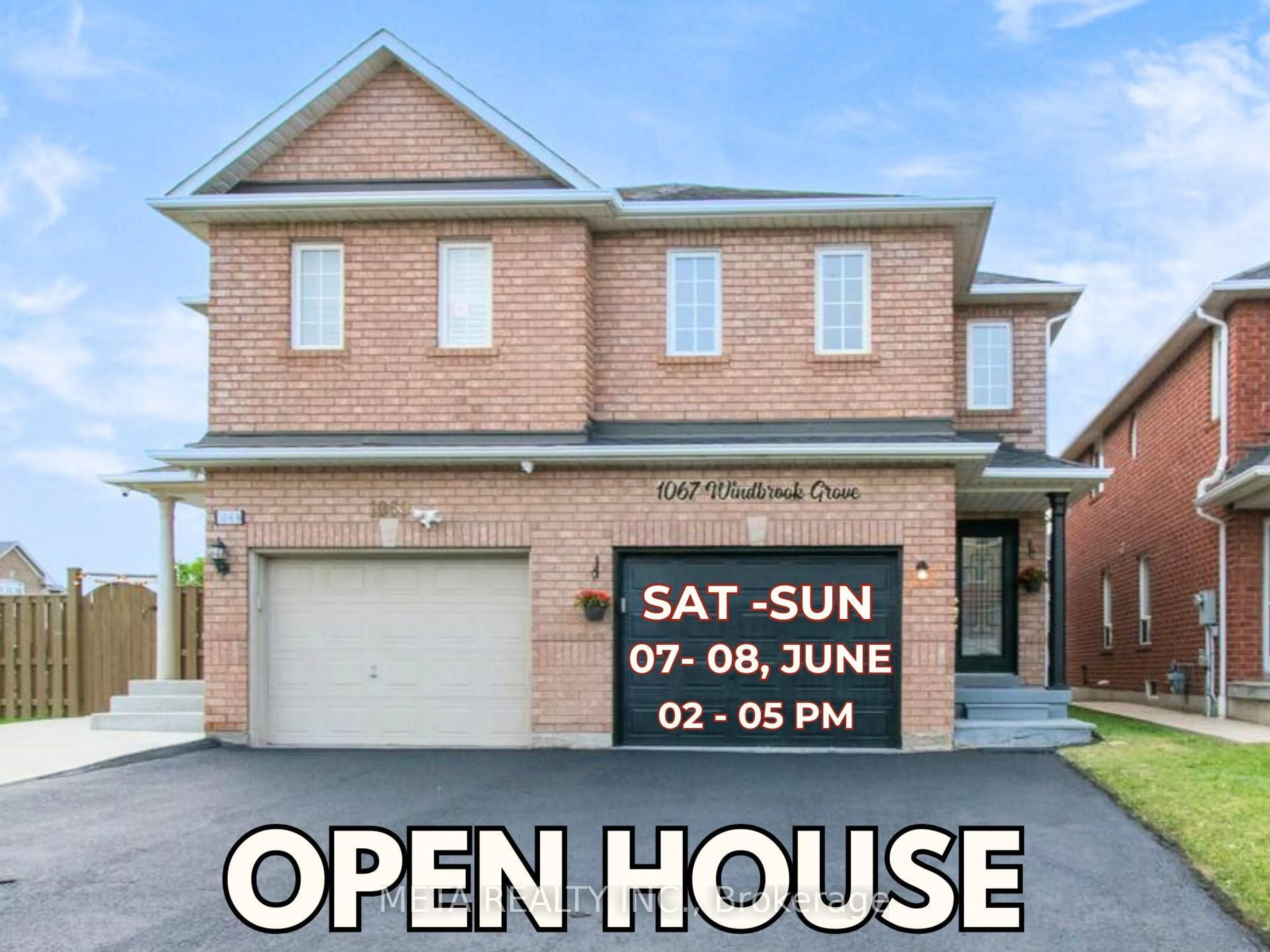 Home with brick exterior material, street for 1067 Windbrook Grve, Mississauga Ontario L5V 2N7