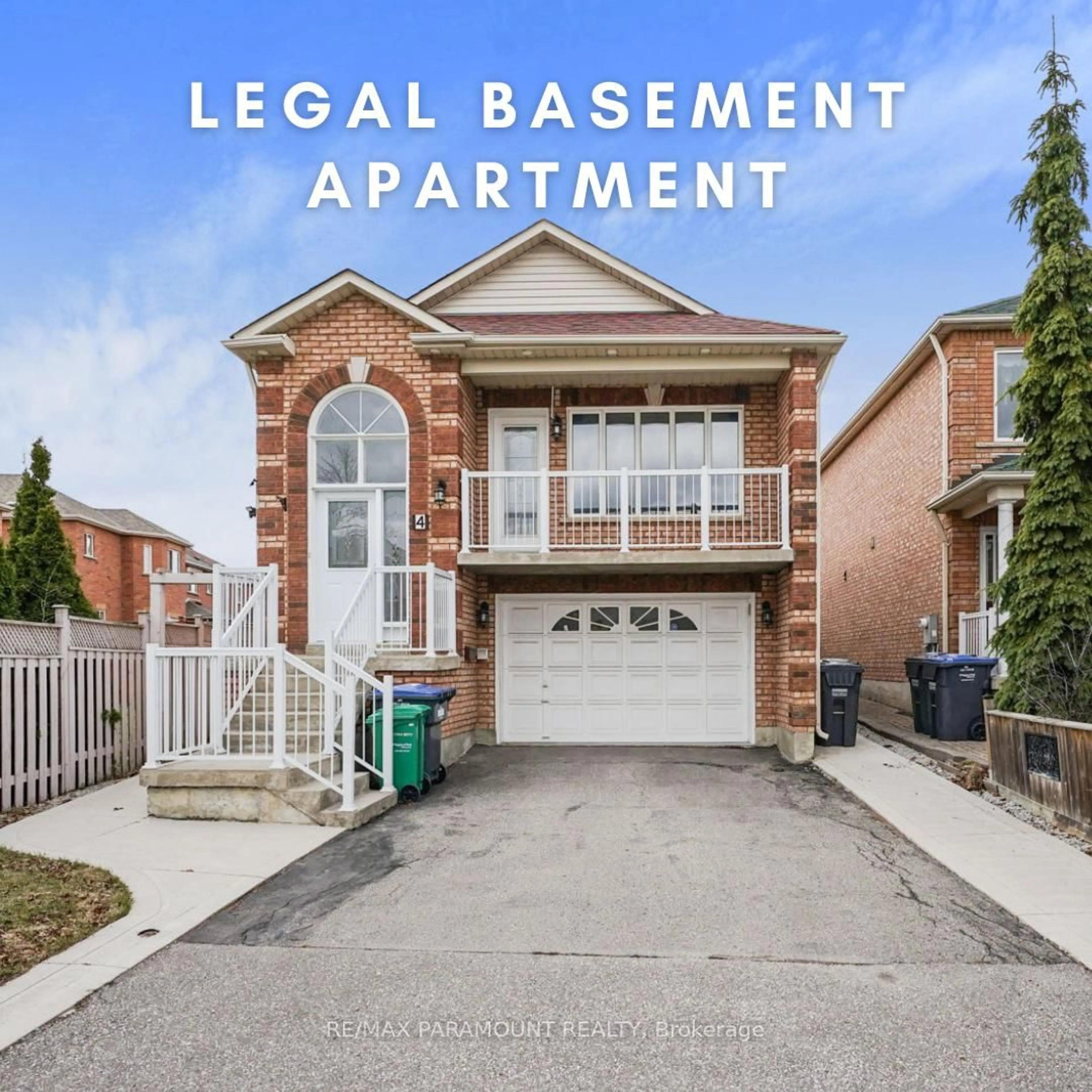 Home with brick exterior material, street for 4 Summerdale Cres, Brampton Ontario L6X 4V8
