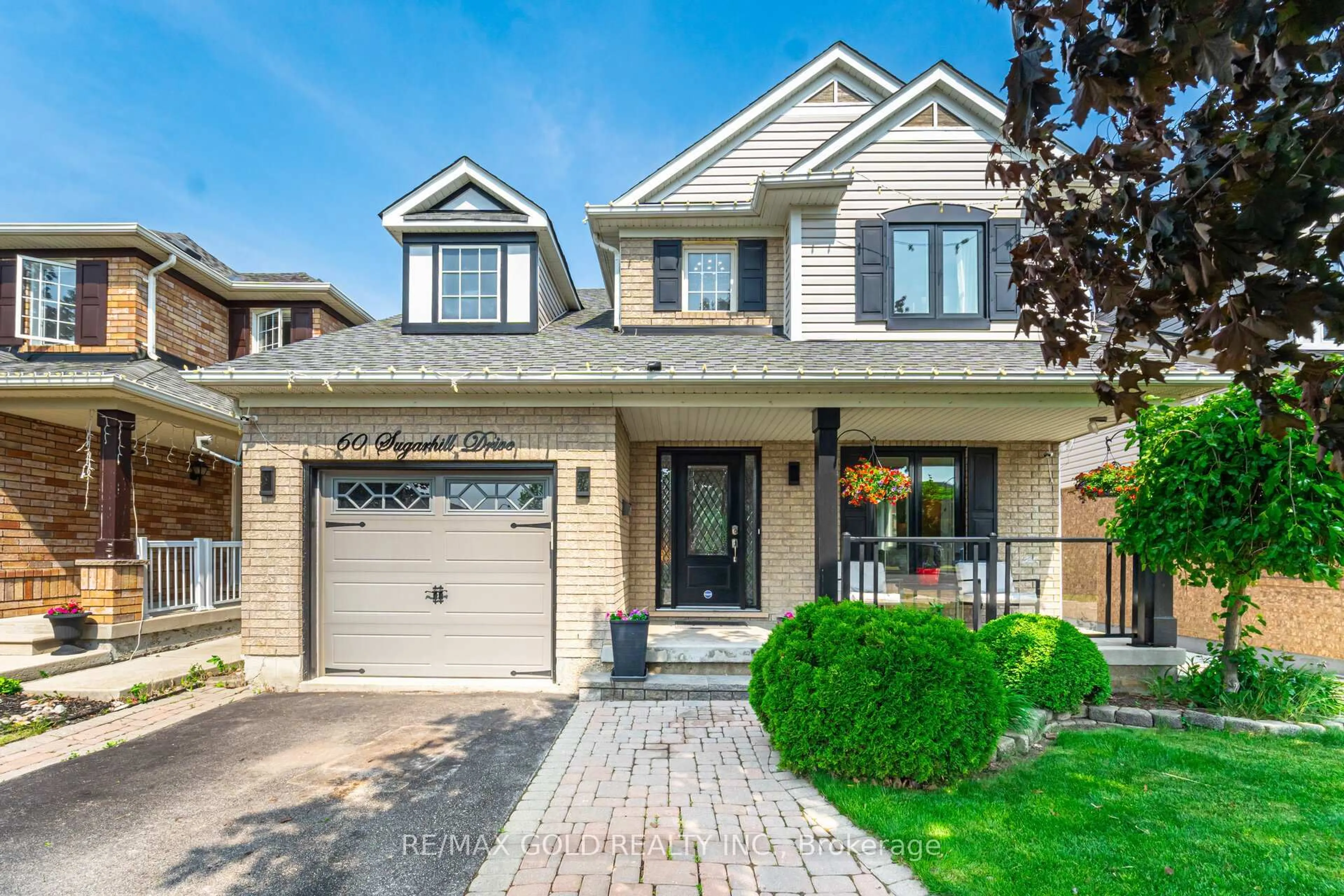 Home with brick exterior material, street for 60 Sugarhill Dr, Brampton Ontario L7A 3N2