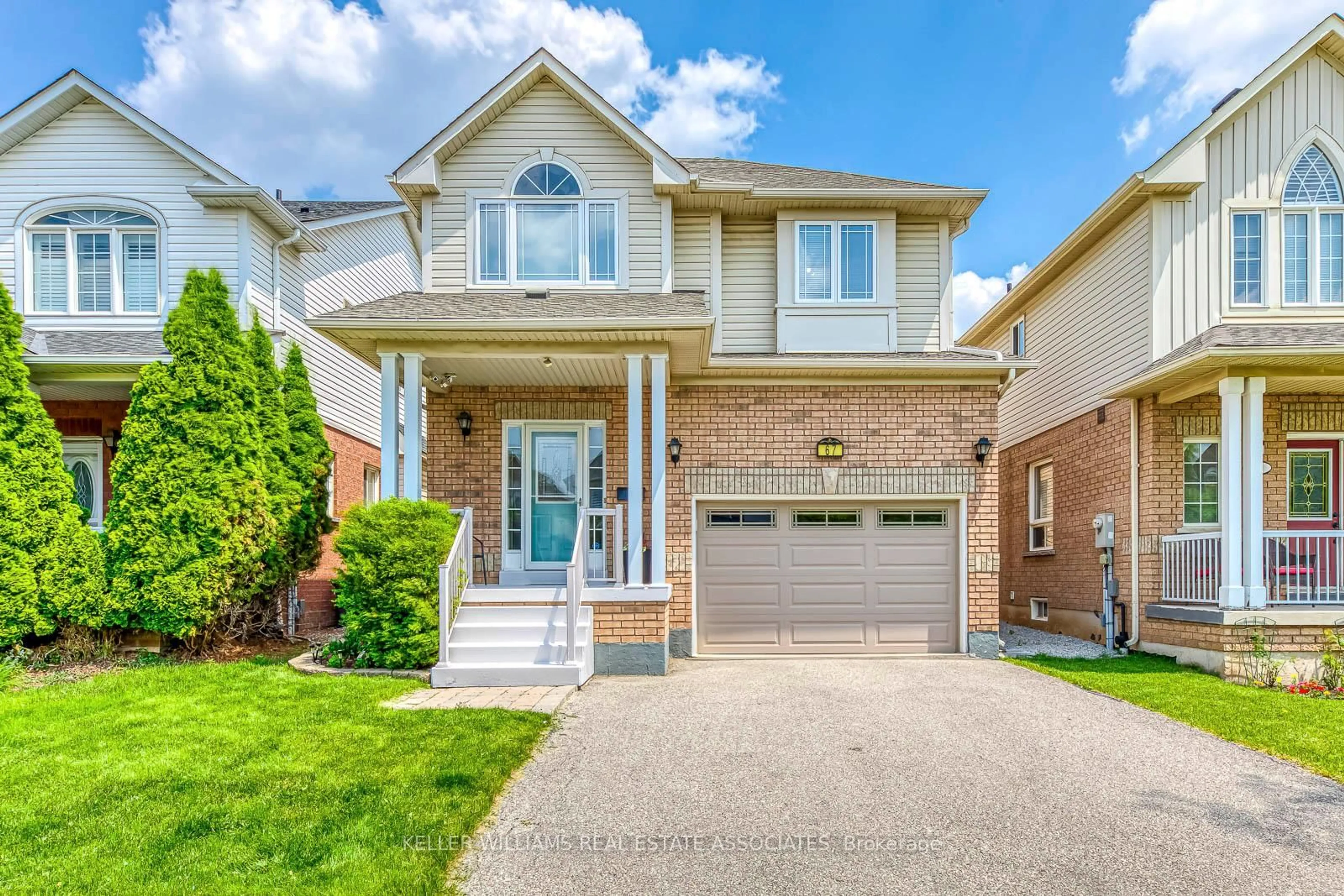 Home with brick exterior material, street for 67 Livingston Rd, Milton Ontario L9T 6B8
