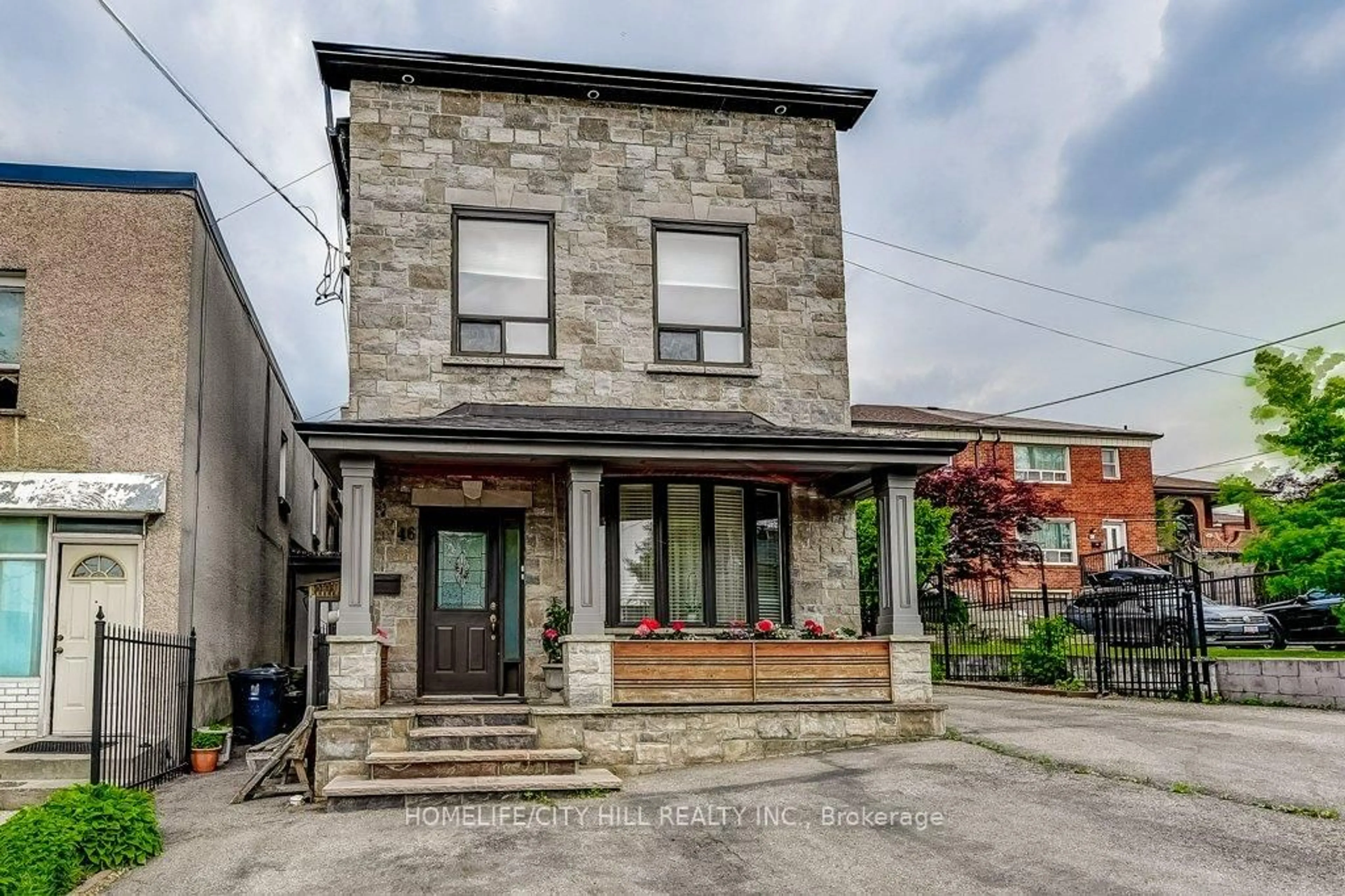 Home with brick exterior material, street for 46 Kenora Cres, Toronto Ontario M6M 1C7