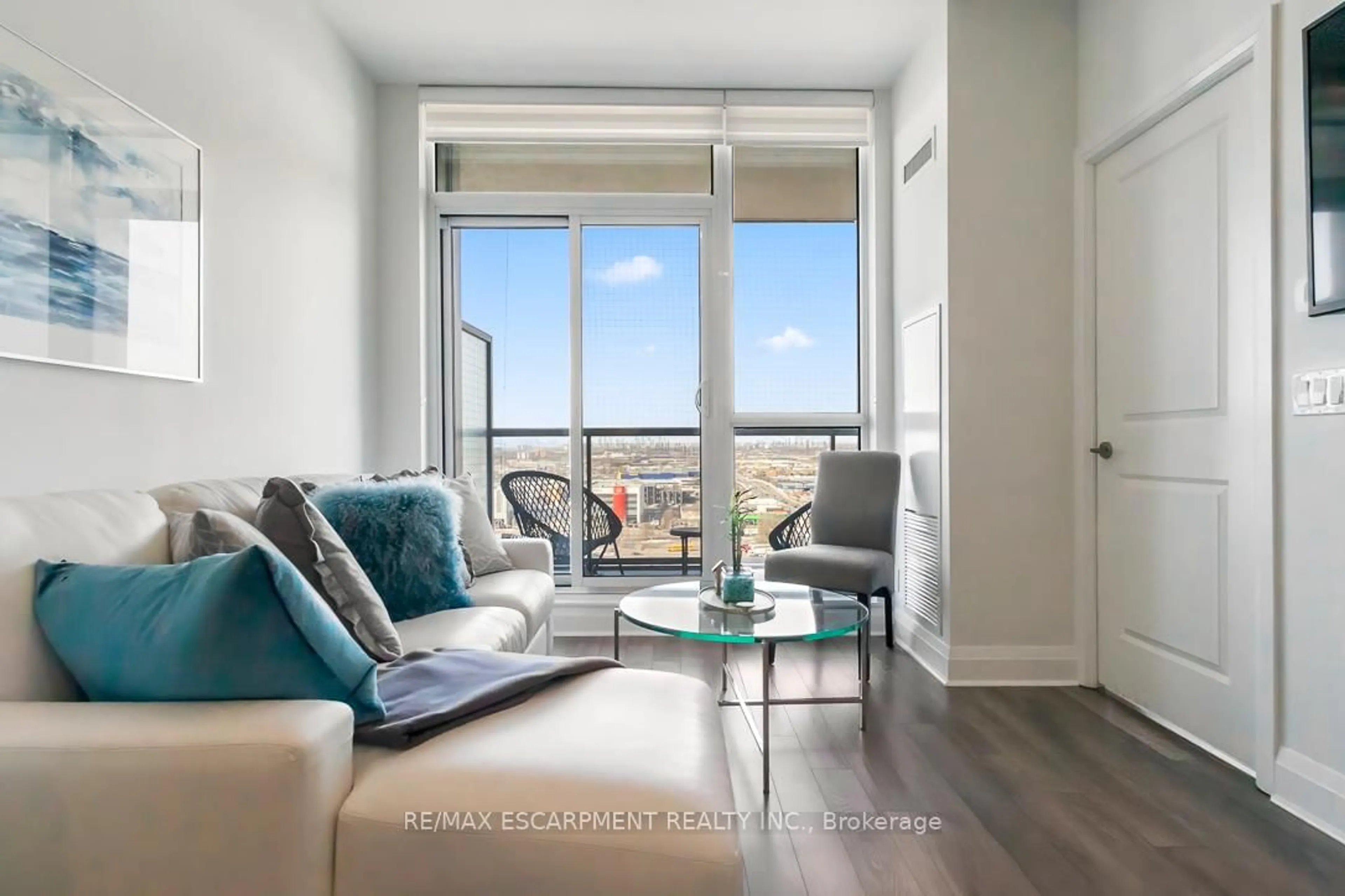 Living room with furniture, unknown for 15 Zorra St #1608, Toronto Ontario M8Z 0C1