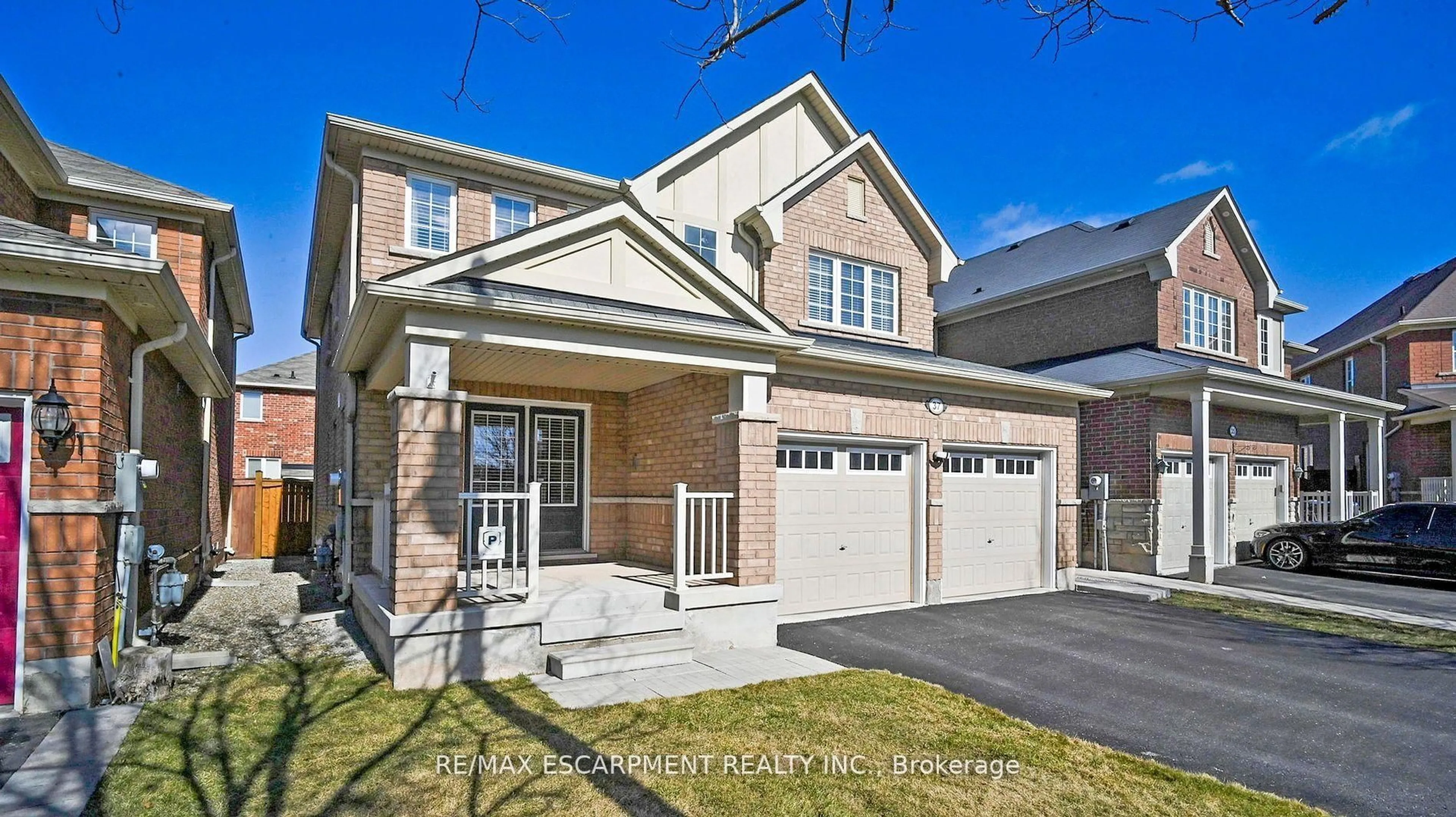 Home with brick exterior material, street for 37 Arkwright Dr, Brampton Ontario L7A 0V2