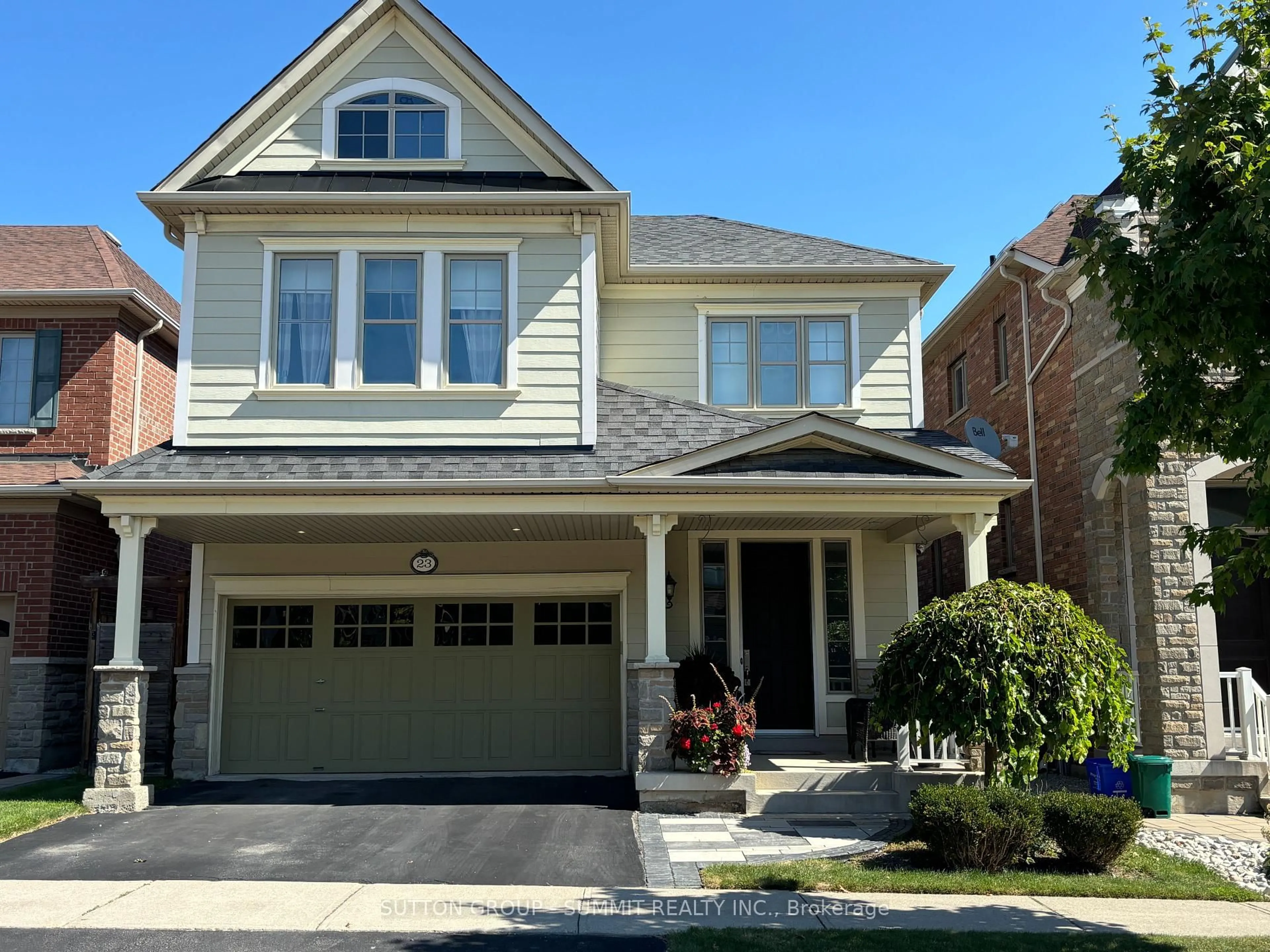 Home with brick exterior material, street for 23 Scott Blvd, Milton Ontario L9T 0R9