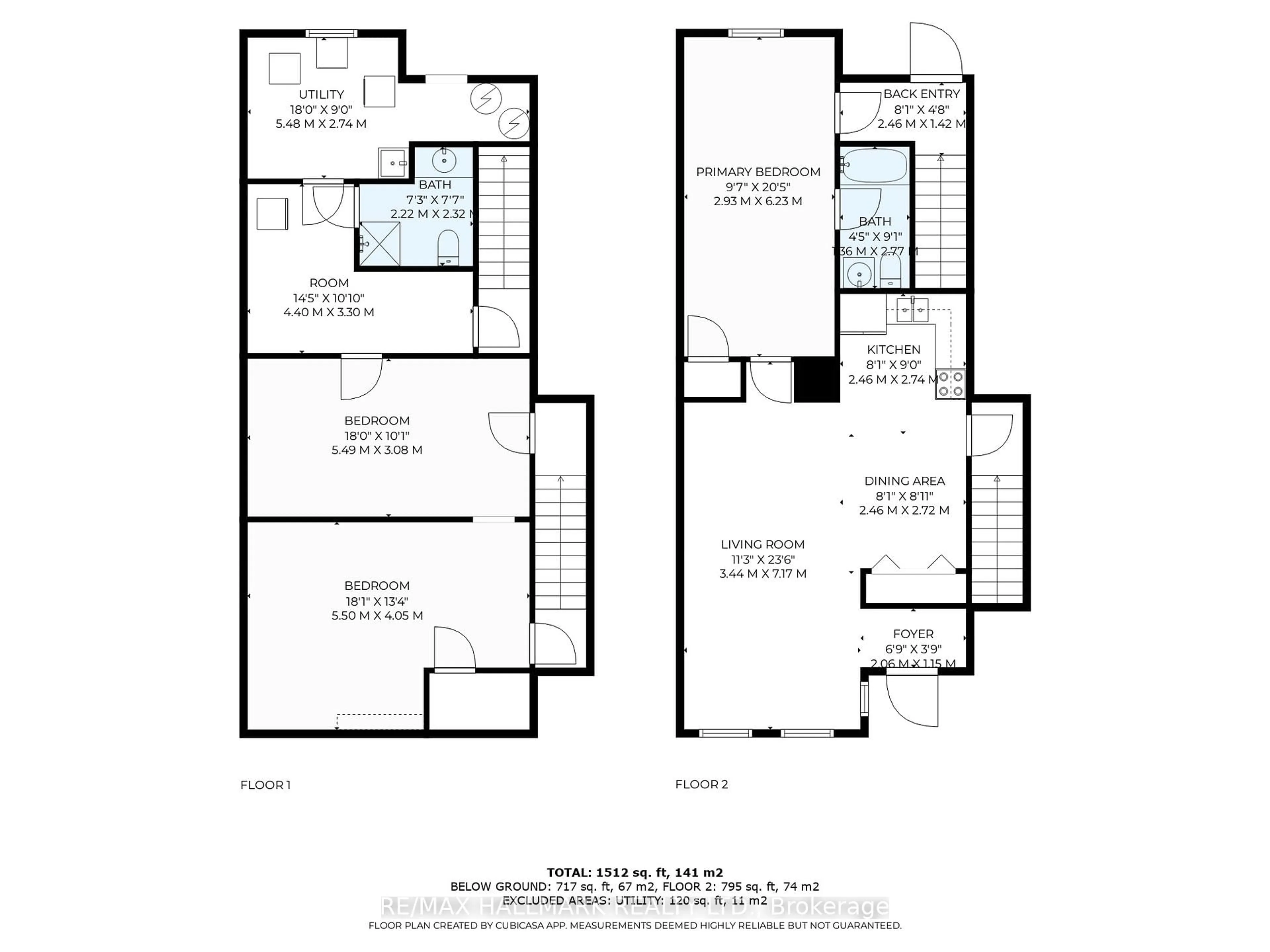 Floor plan for 12 Snider Ave, Toronto Ontario M6E 4R9