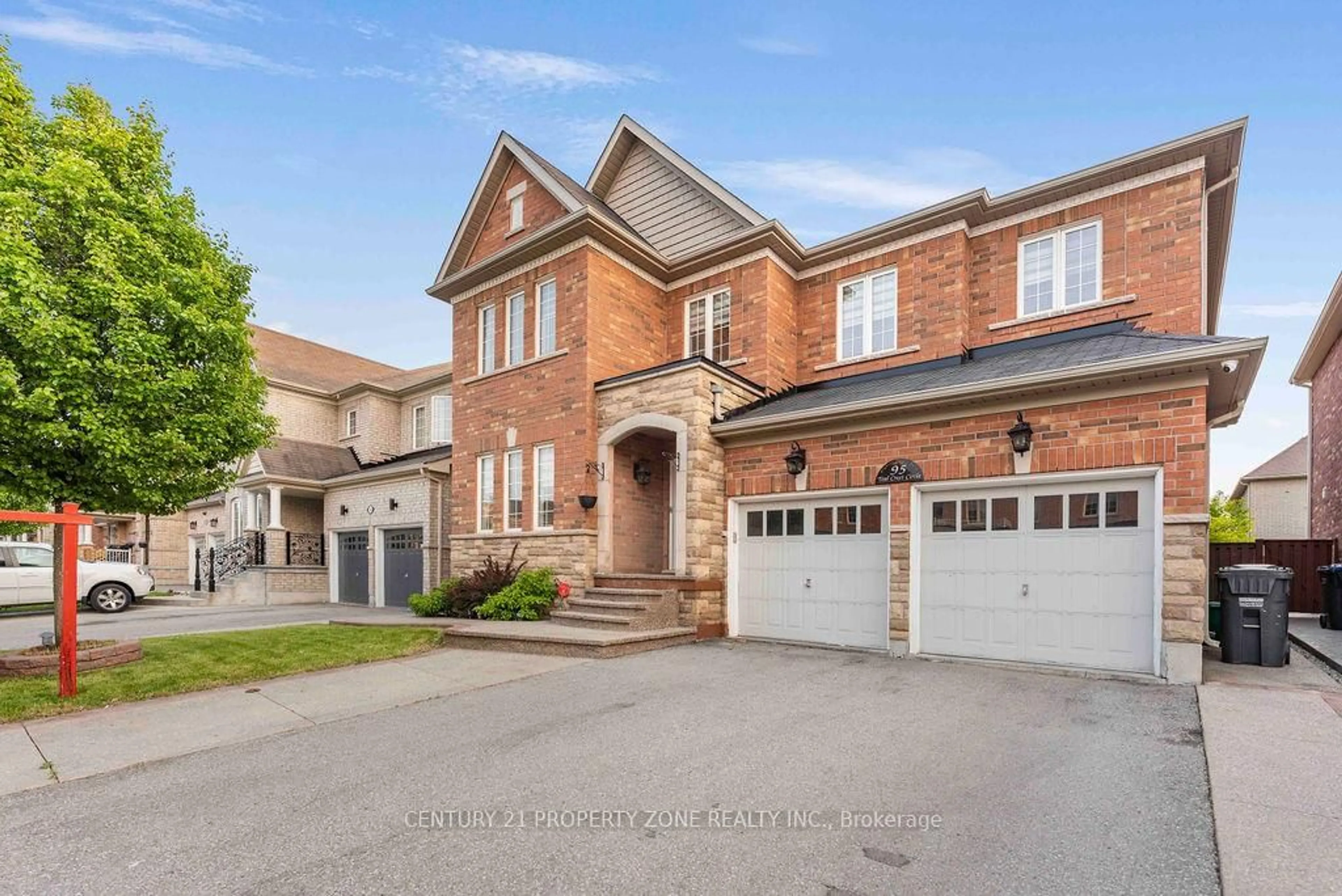 Home with brick exterior material, street for 95 Teal Crest Circ, Brampton Ontario L6X 0B2