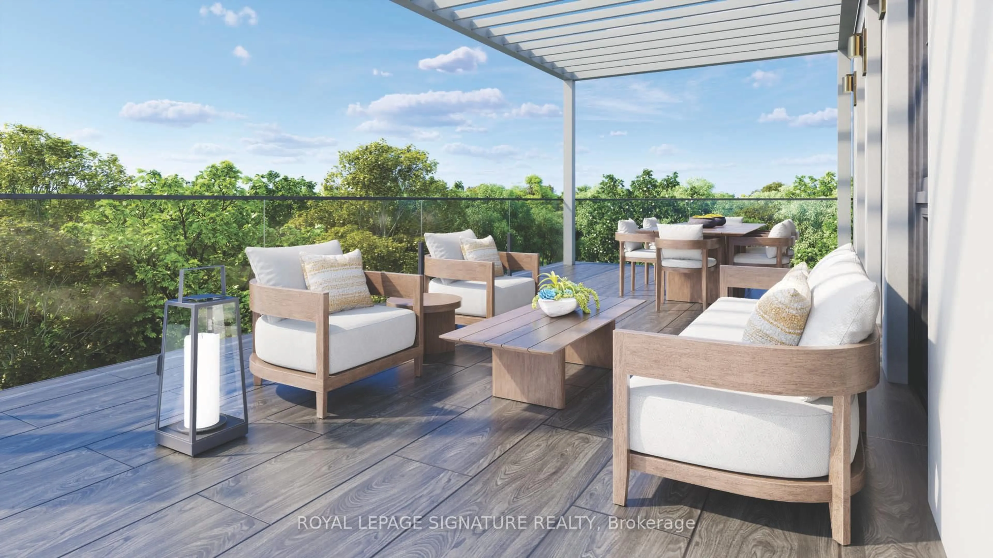 Patio, water/lake/river/ocean view for 221 Allan St #104, Oakville Ontario L6J 3P2