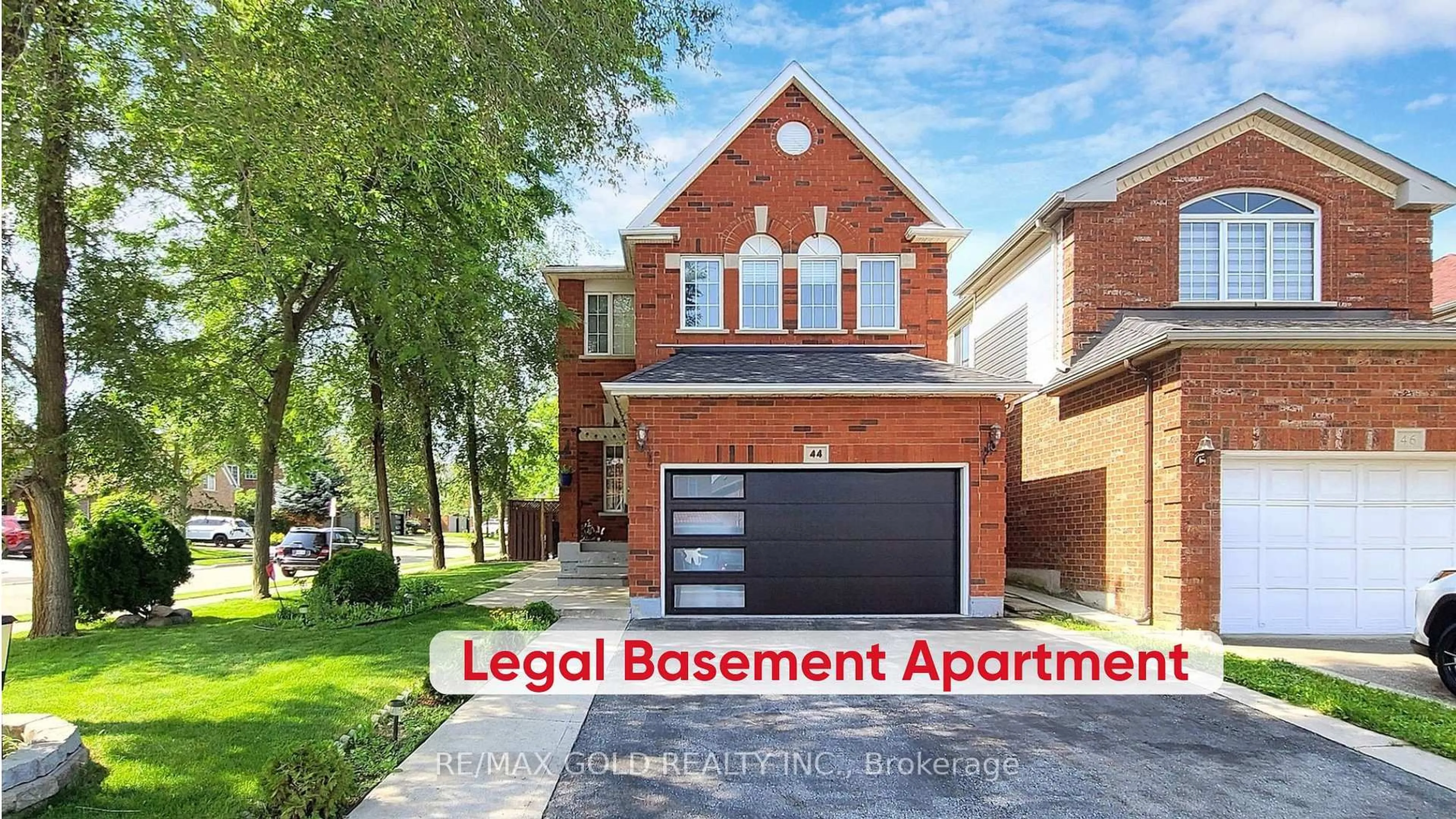 Home with brick exterior material, street for 44 Ribbon Dr, Brampton Ontario L6R 2C5