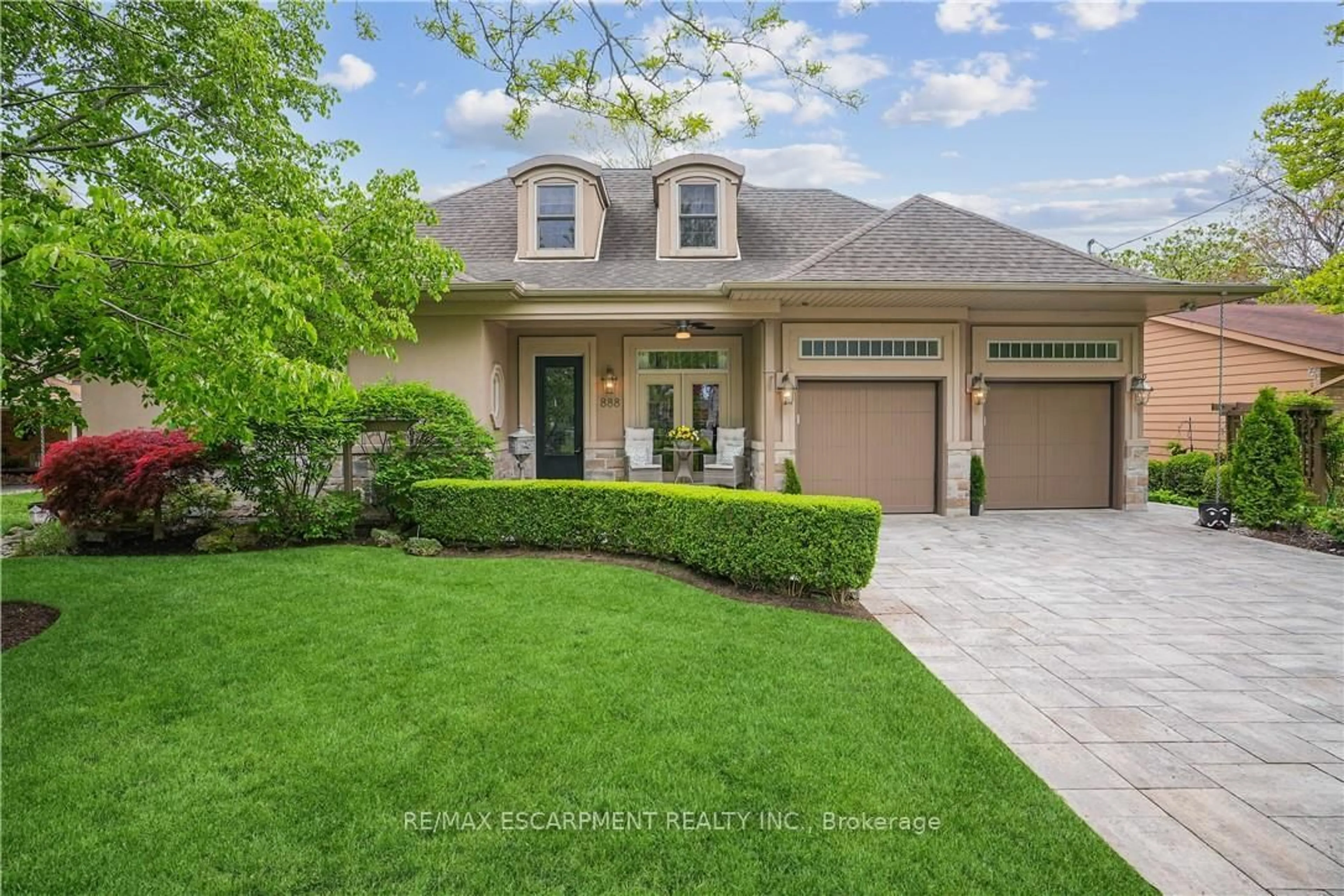 Home with brick exterior material, street for 888 Partridge Dr, Burlington Ontario L7T 2Z5
