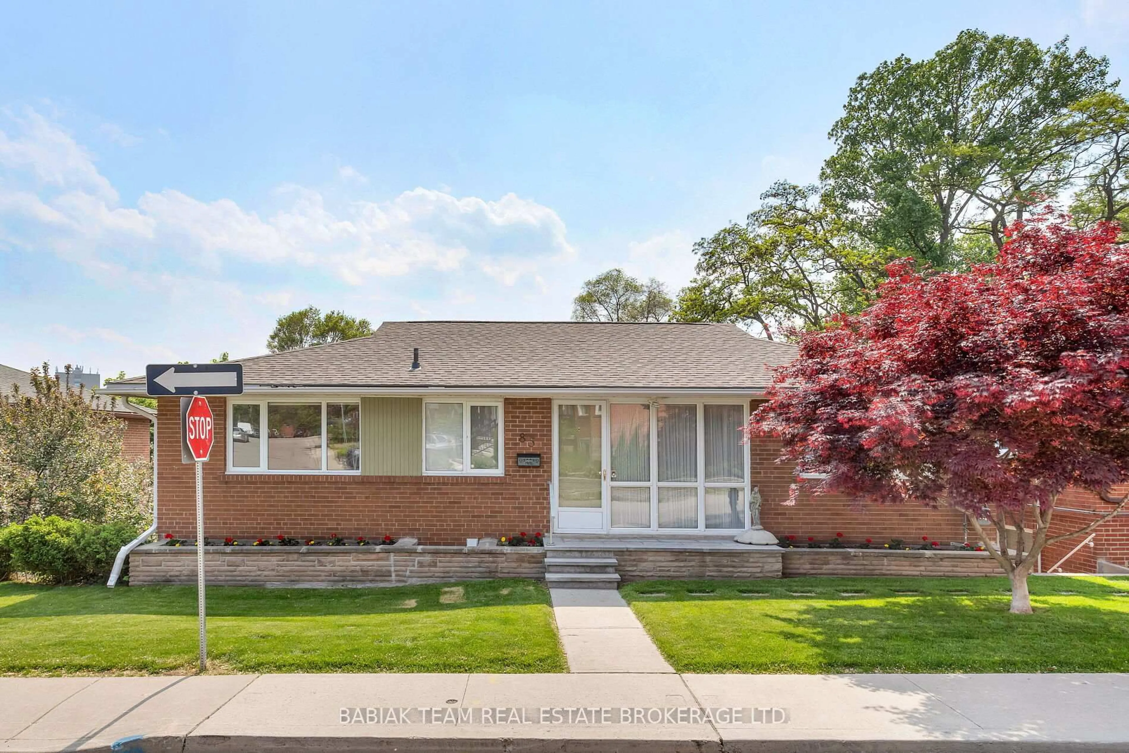 Home with brick exterior material, street for 85 Harshaw Ave, Toronto Ontario M6S 1X9