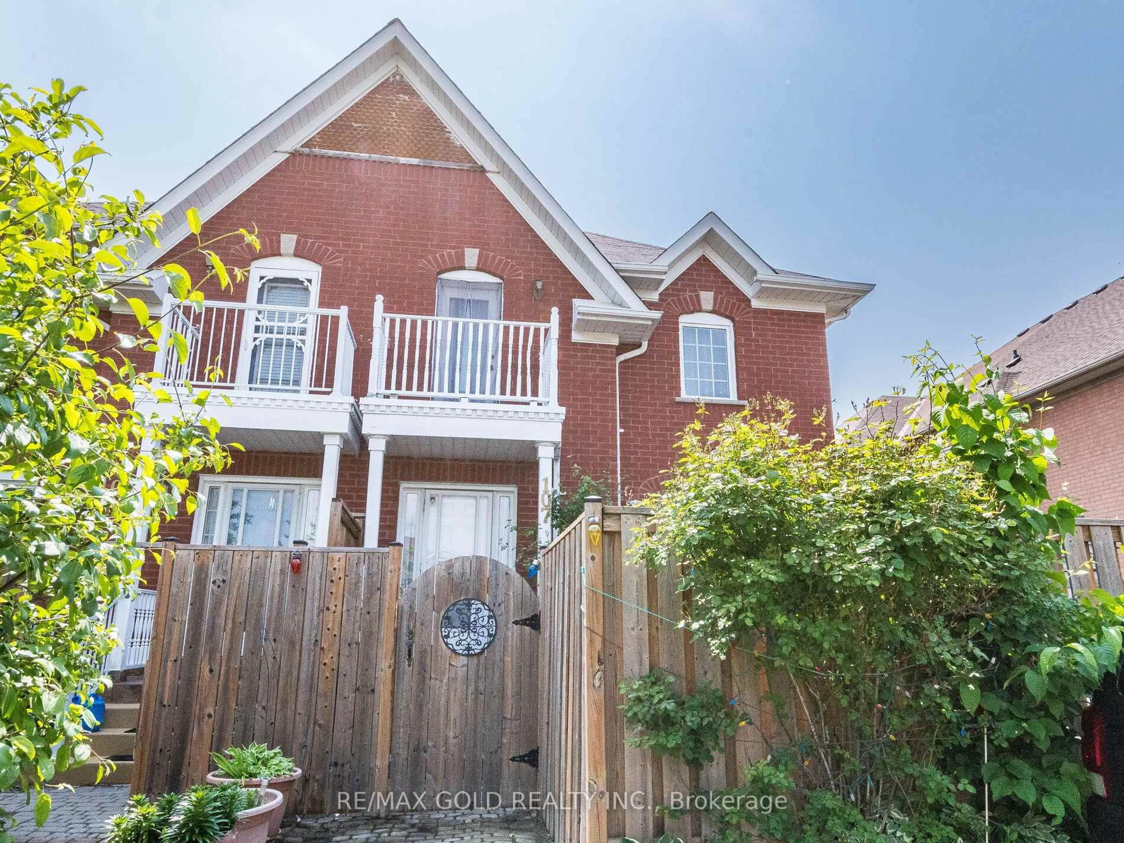 Home with brick exterior material, street for 107 Clover Bloom Rd, Brampton Ontario L6R 1S6