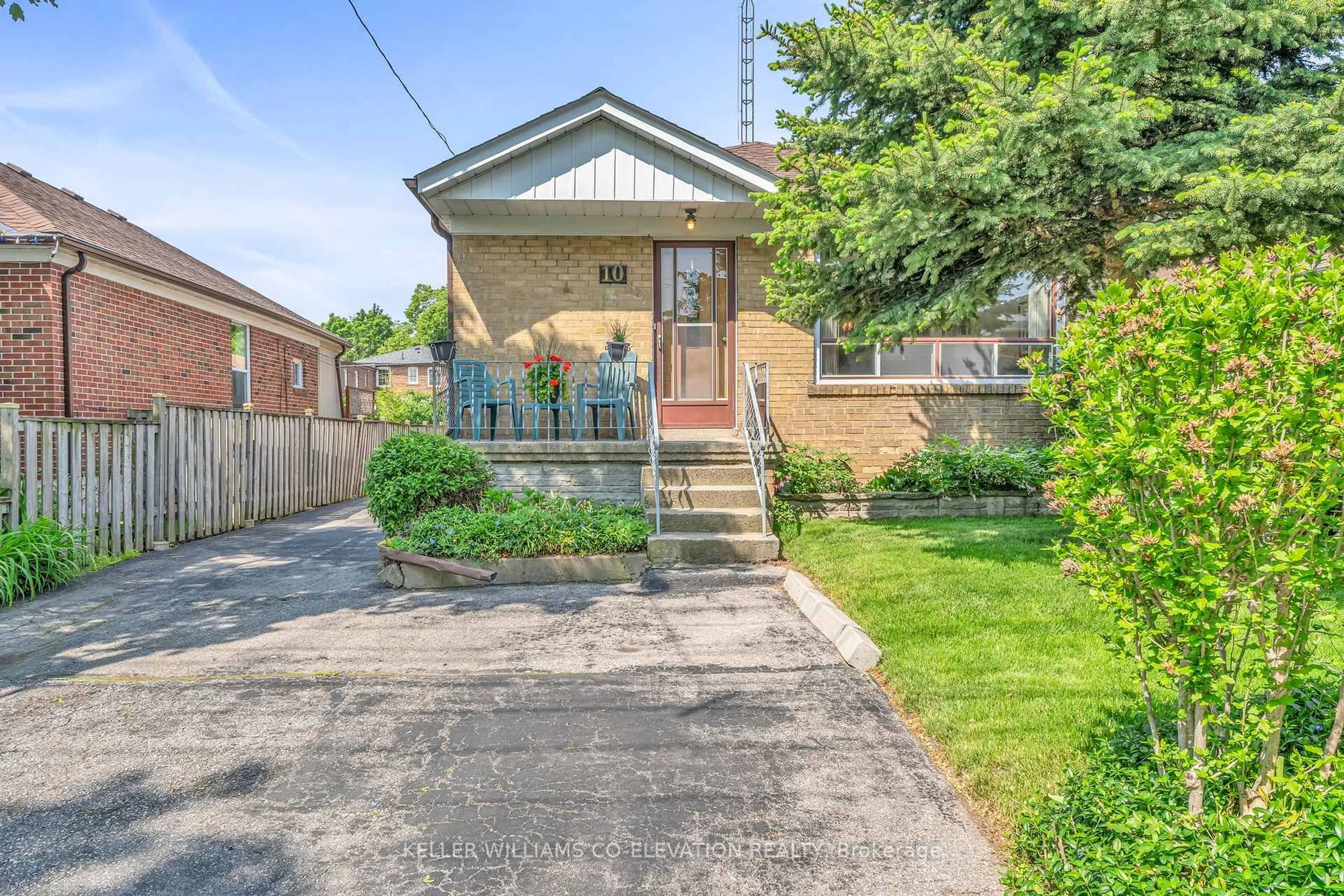 Home with brick exterior material, street for 10 Robindale Ave, Toronto Ontario M8W 4A9