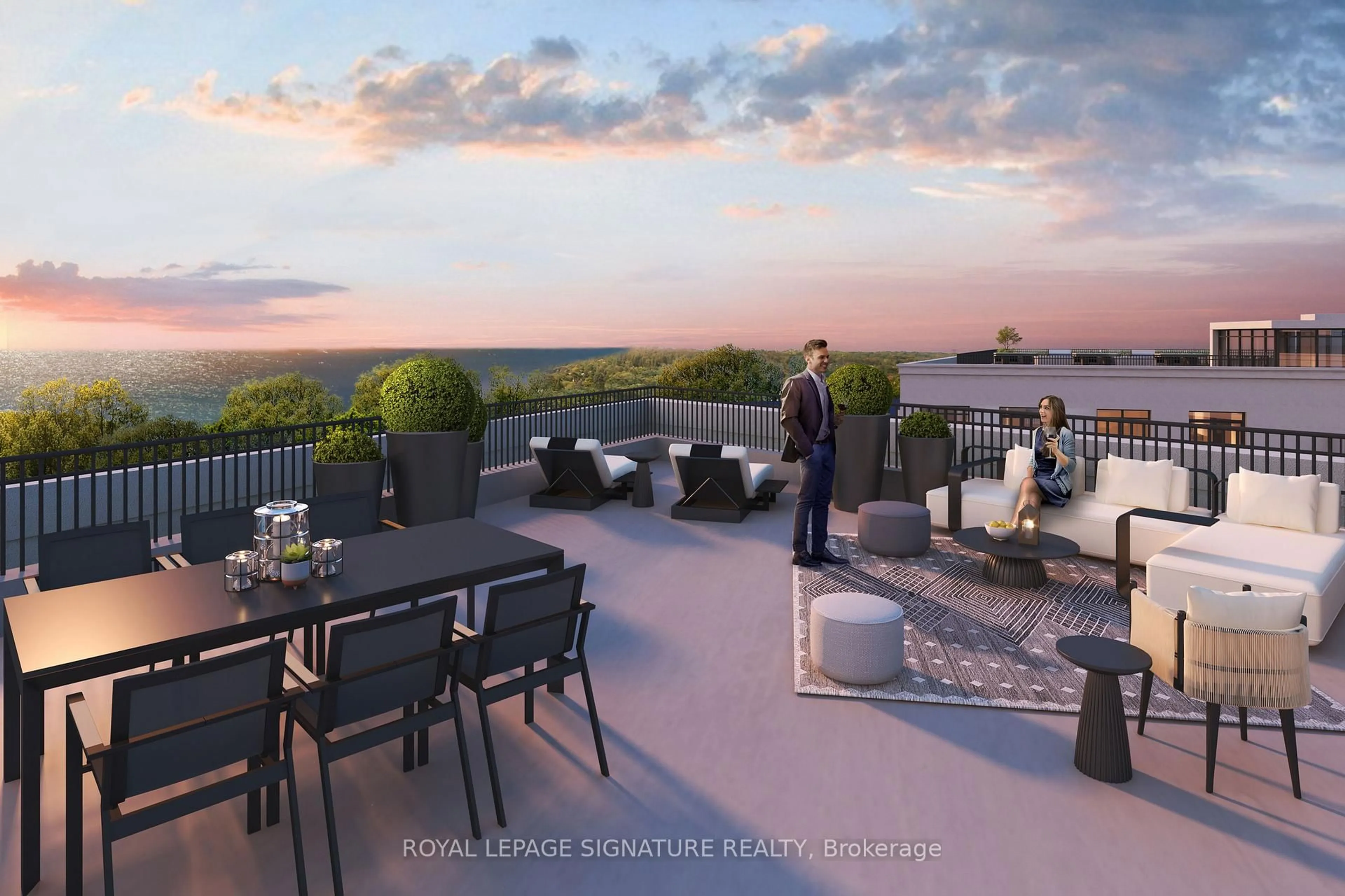 Patio, water/lake/river/ocean view for 2432 Lakeshore Rd #224, Oakville Ontario L6L 1H7