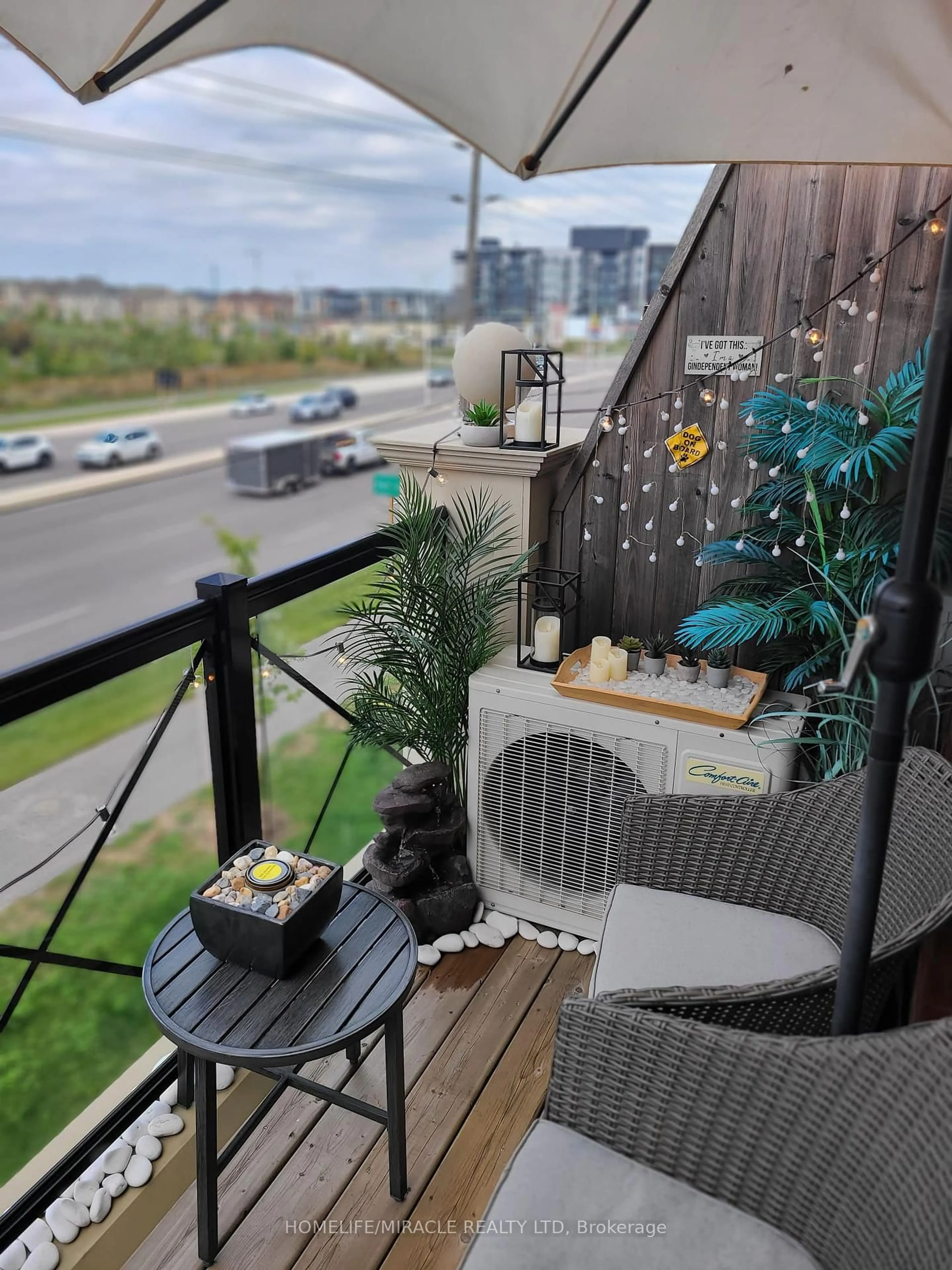 Balcony in the apartment, unknown for 2508 POST Rd #18, Oakville Ontario L6H 0K1