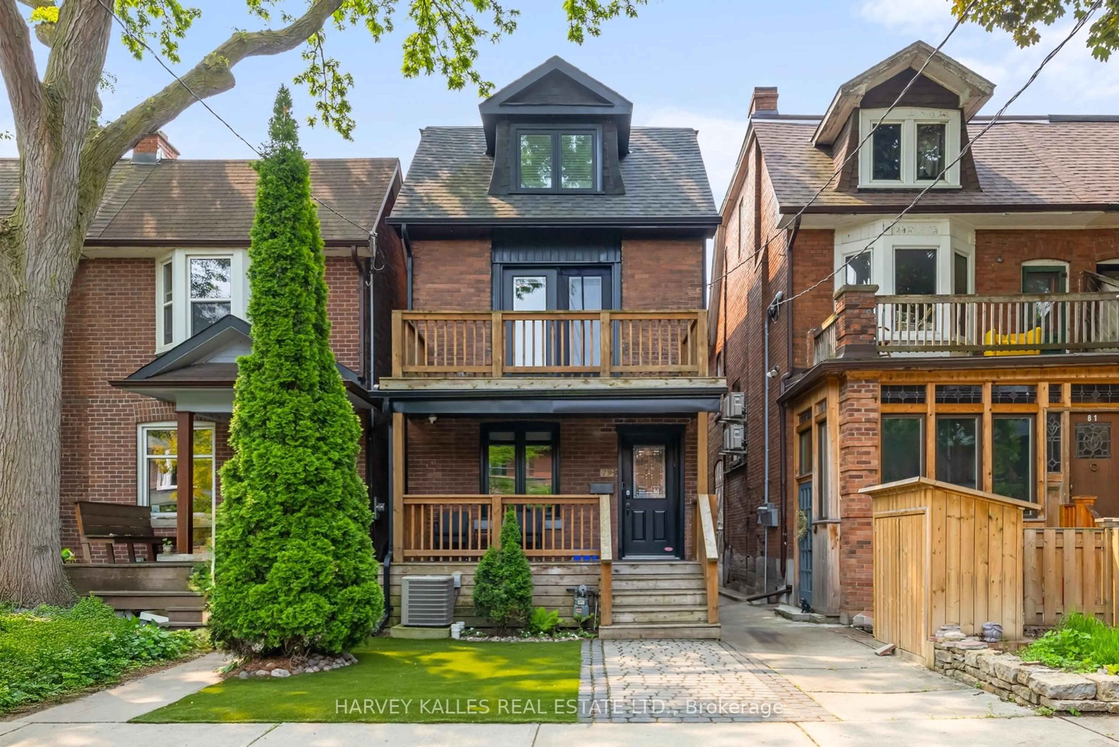 Home with brick exterior material, street for 79 Pendrith St, Toronto Ontario M6G 1R8