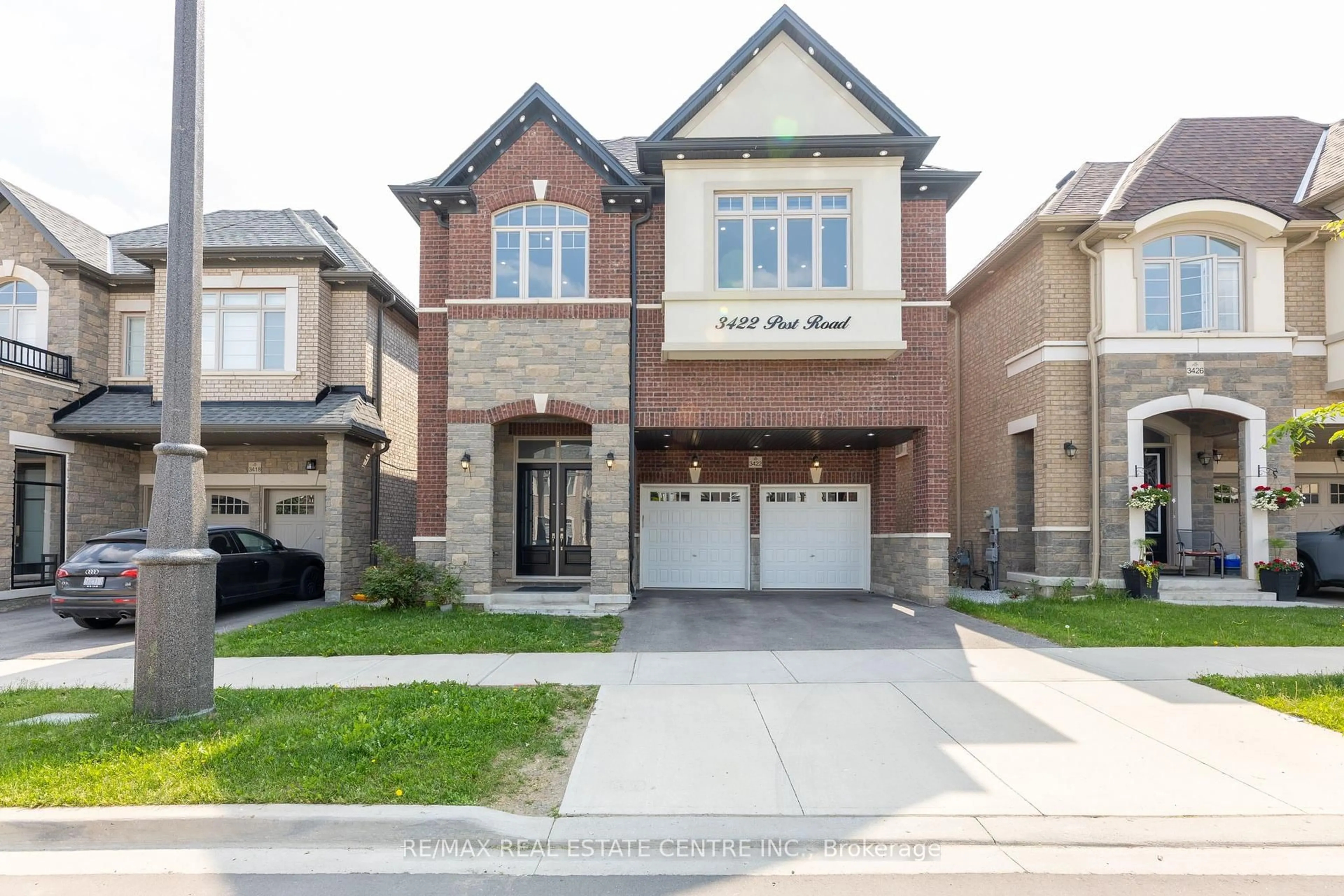 Home with brick exterior material, street for 3422 Post Rd, Oakville Ontario L6H 0Y4