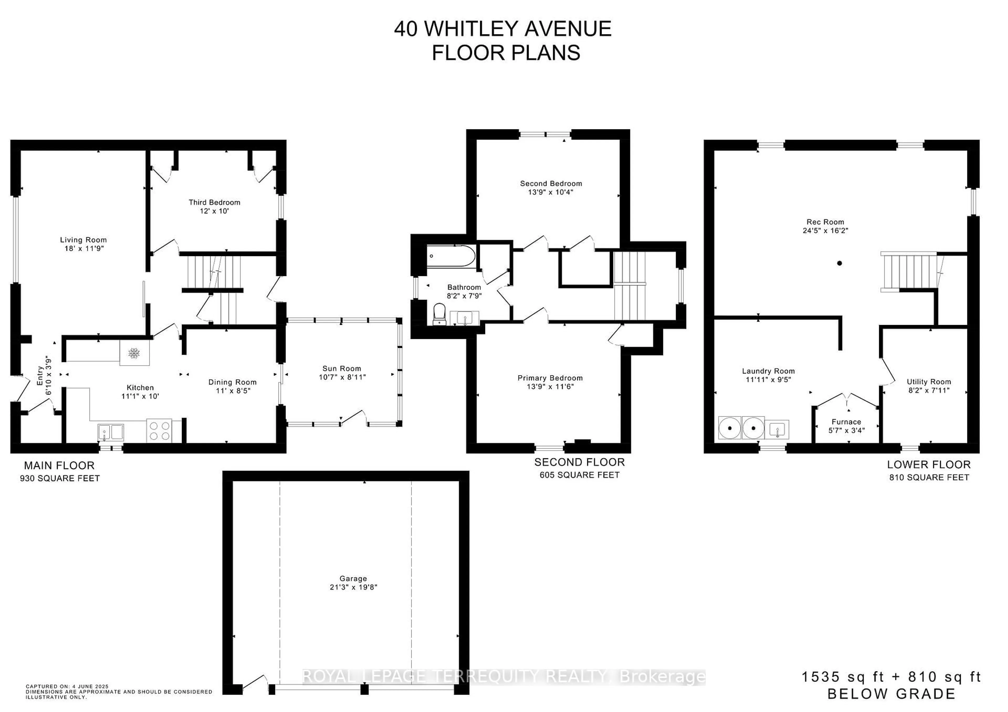 Floor plan for 40 Whitley Ave, Toronto Ontario M3K 1A2