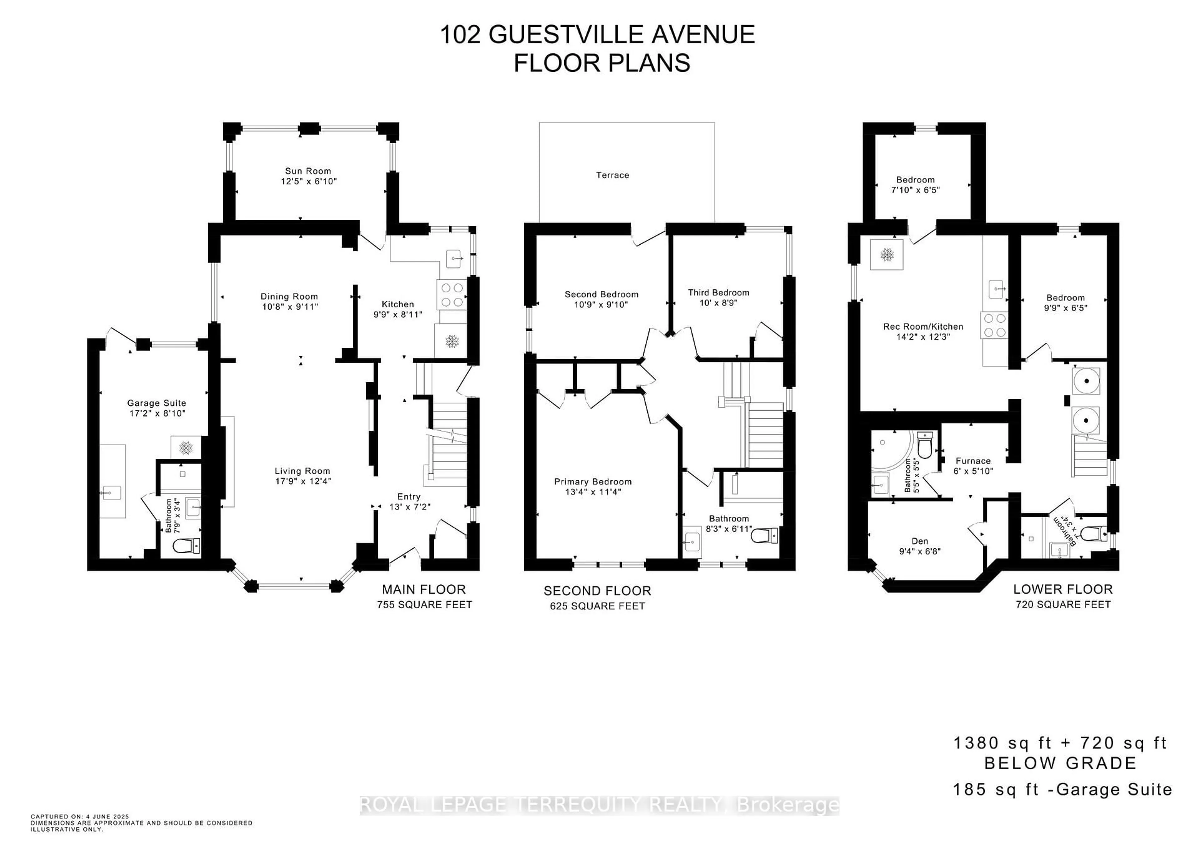 Floor plan for 102 Guestville Ave, Toronto Ontario M6N 4N6