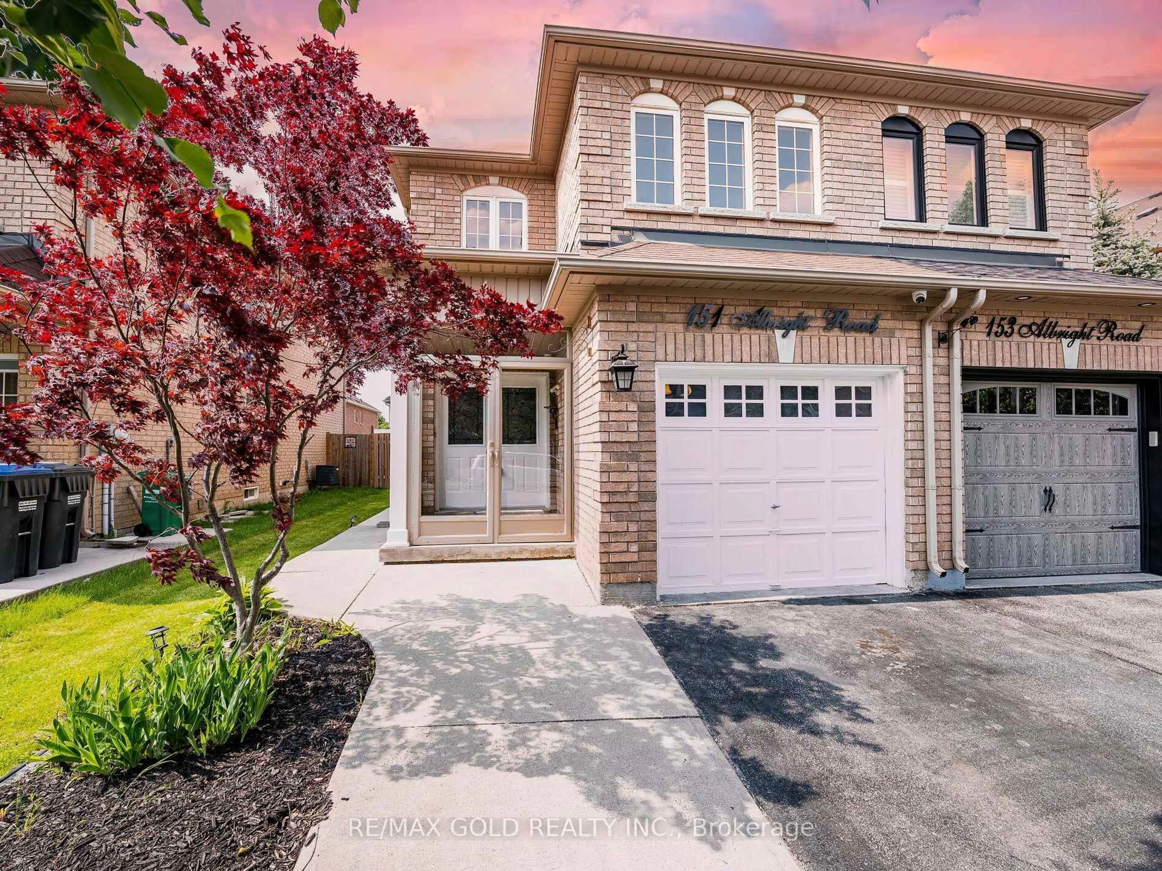Home with brick exterior material, street for 151 Albright Rd, Brampton Ontario L6X 0J1
