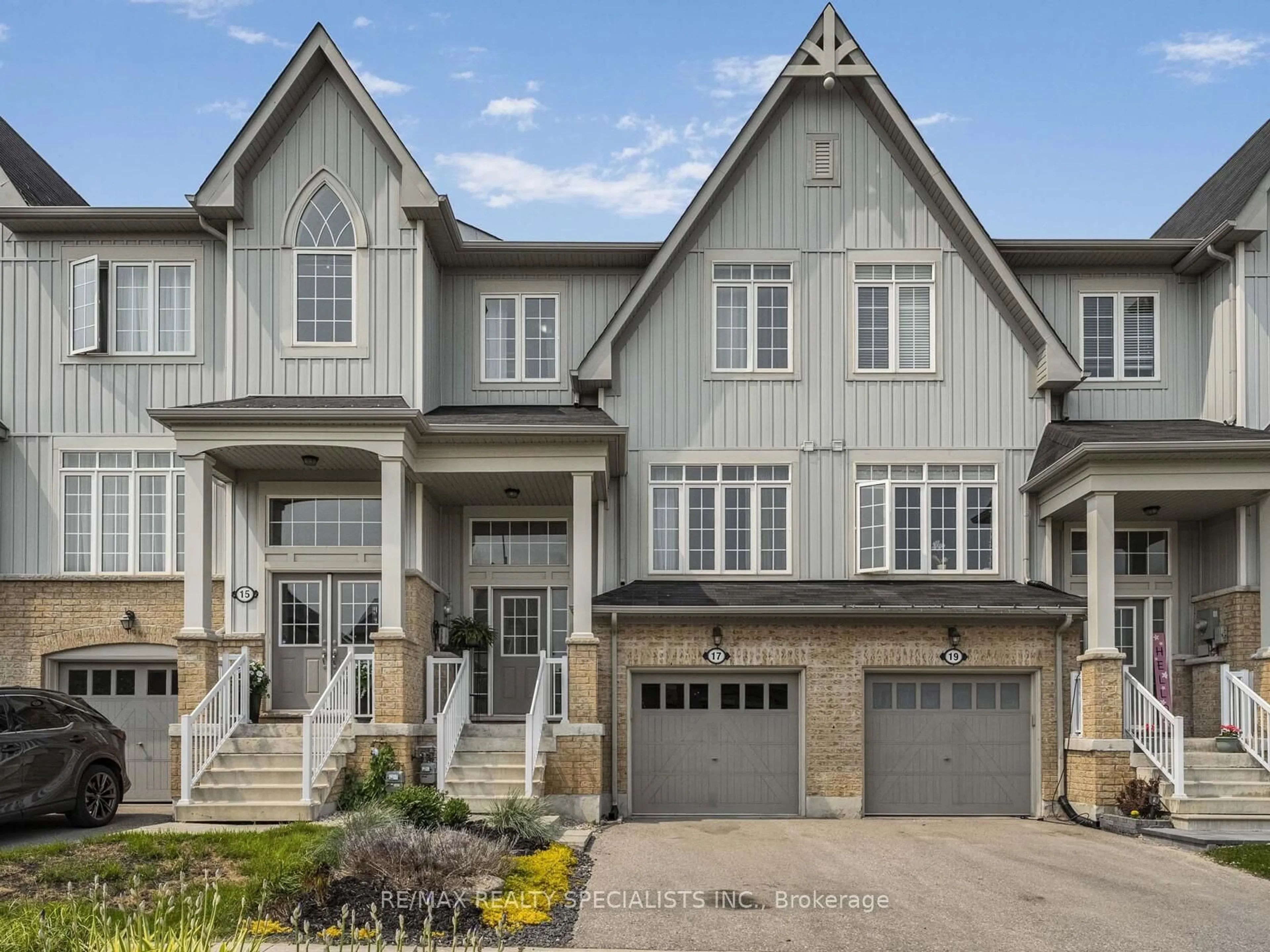 Home with brick exterior material, street for 17 Drew Brown Blvd, Orangeville Ontario L9W 6Z6