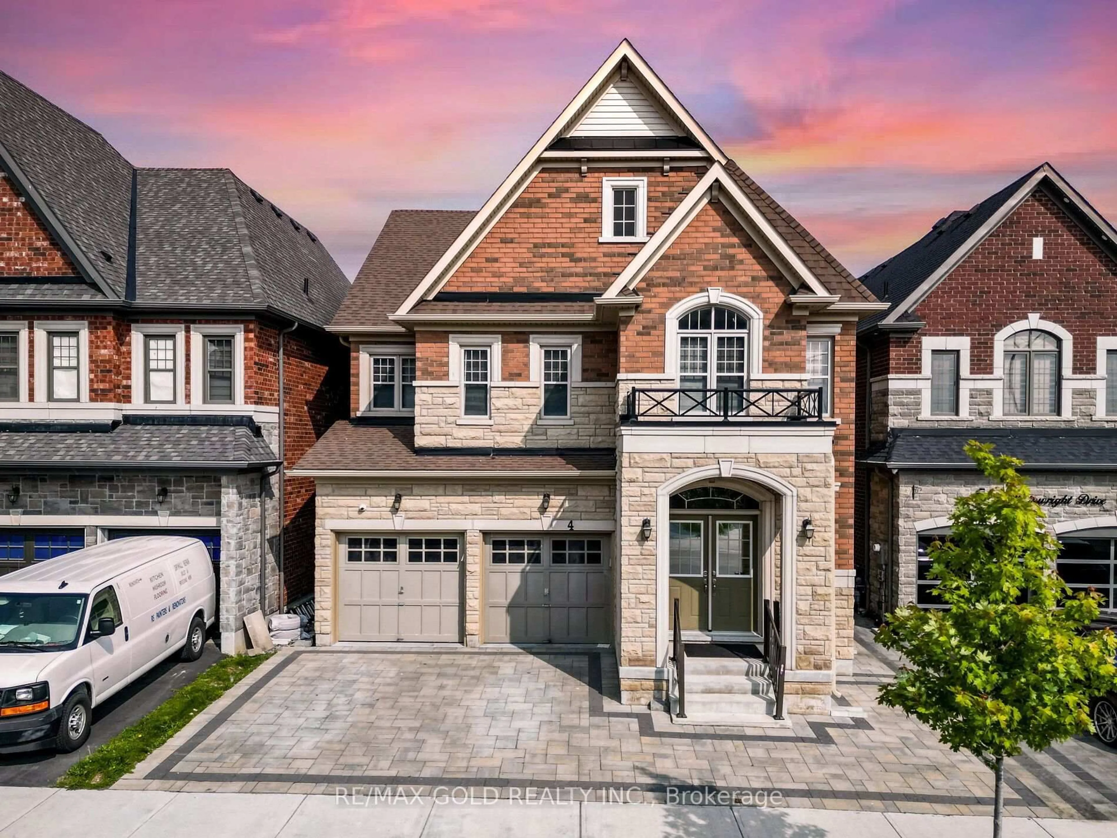 Home with brick exterior material, street for 4 Wainwright Dr, Brampton Ontario L7A 0C7