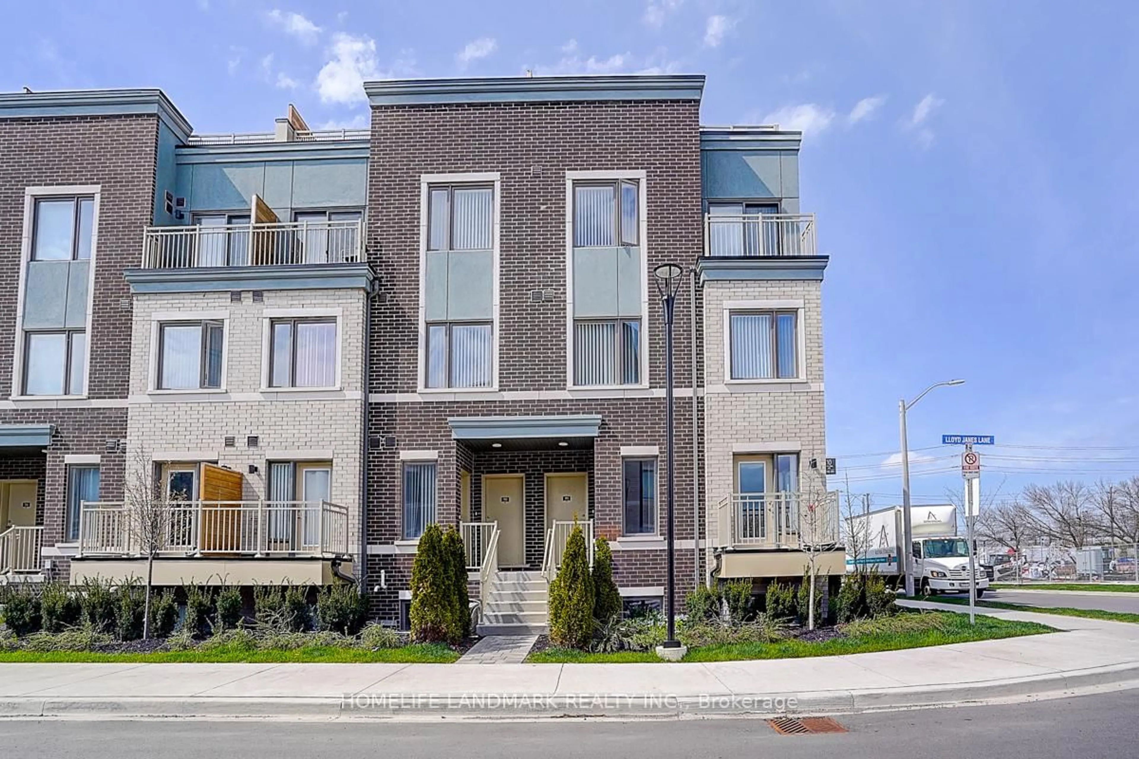 Home with brick exterior material, street for 10 Lloyd Janes Lane #191, Toronto Ontario M8V 0J6