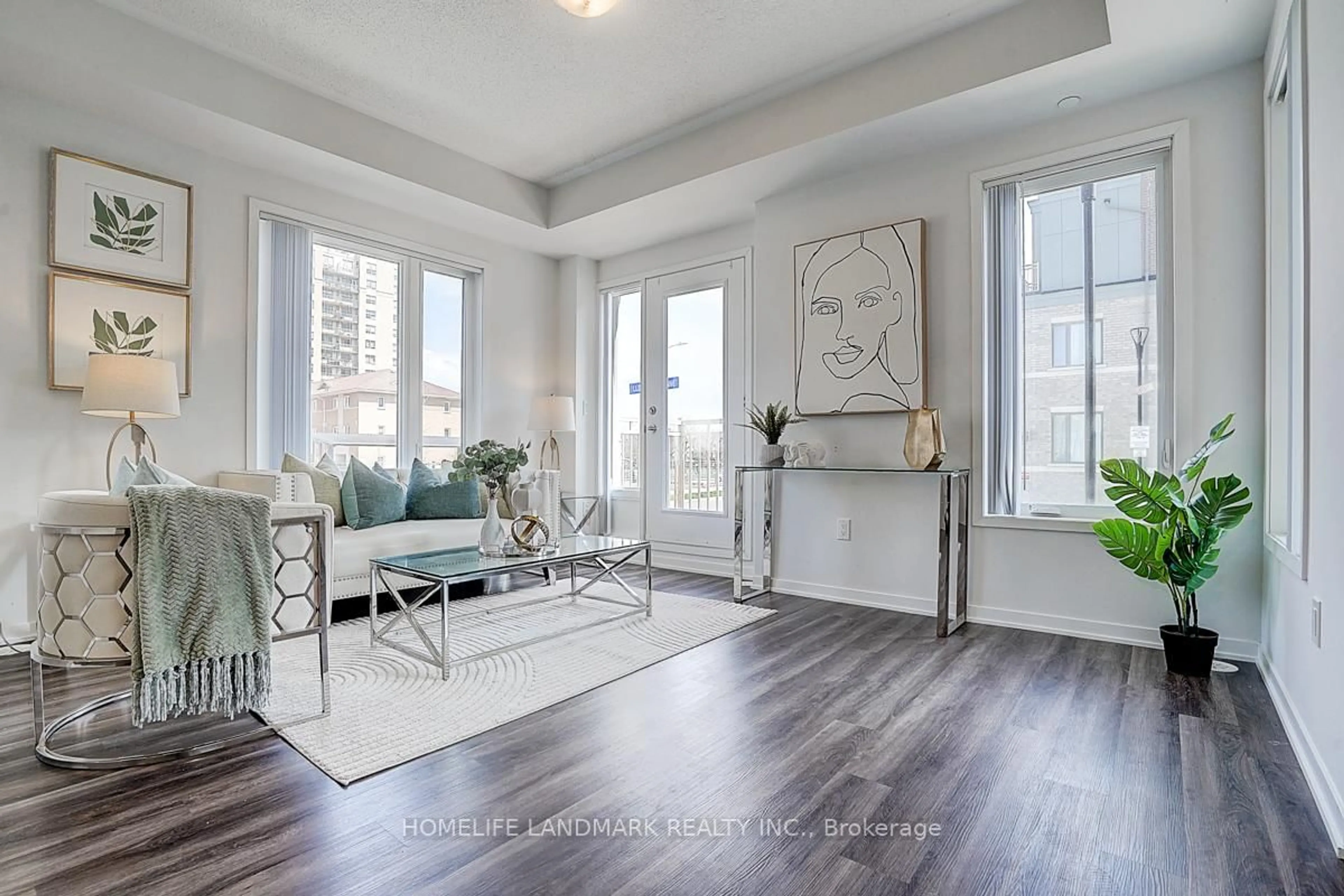Living room with furniture, unknown for 10 Lloyd Janes Lane #191, Toronto Ontario M8V 0J6