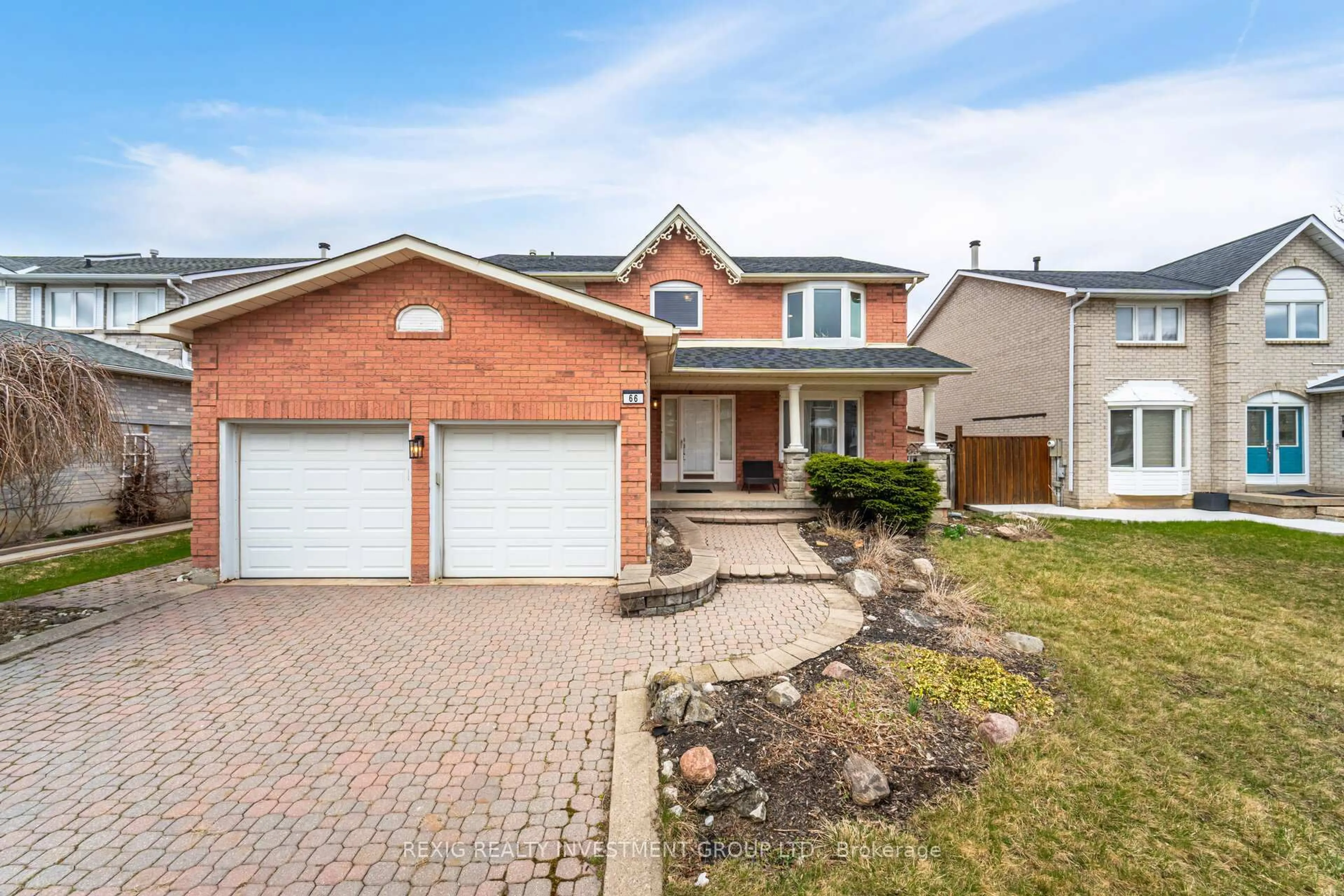 Home with brick exterior material, street for 66 Settler Crt, Brampton Ontario L6Z 4L6