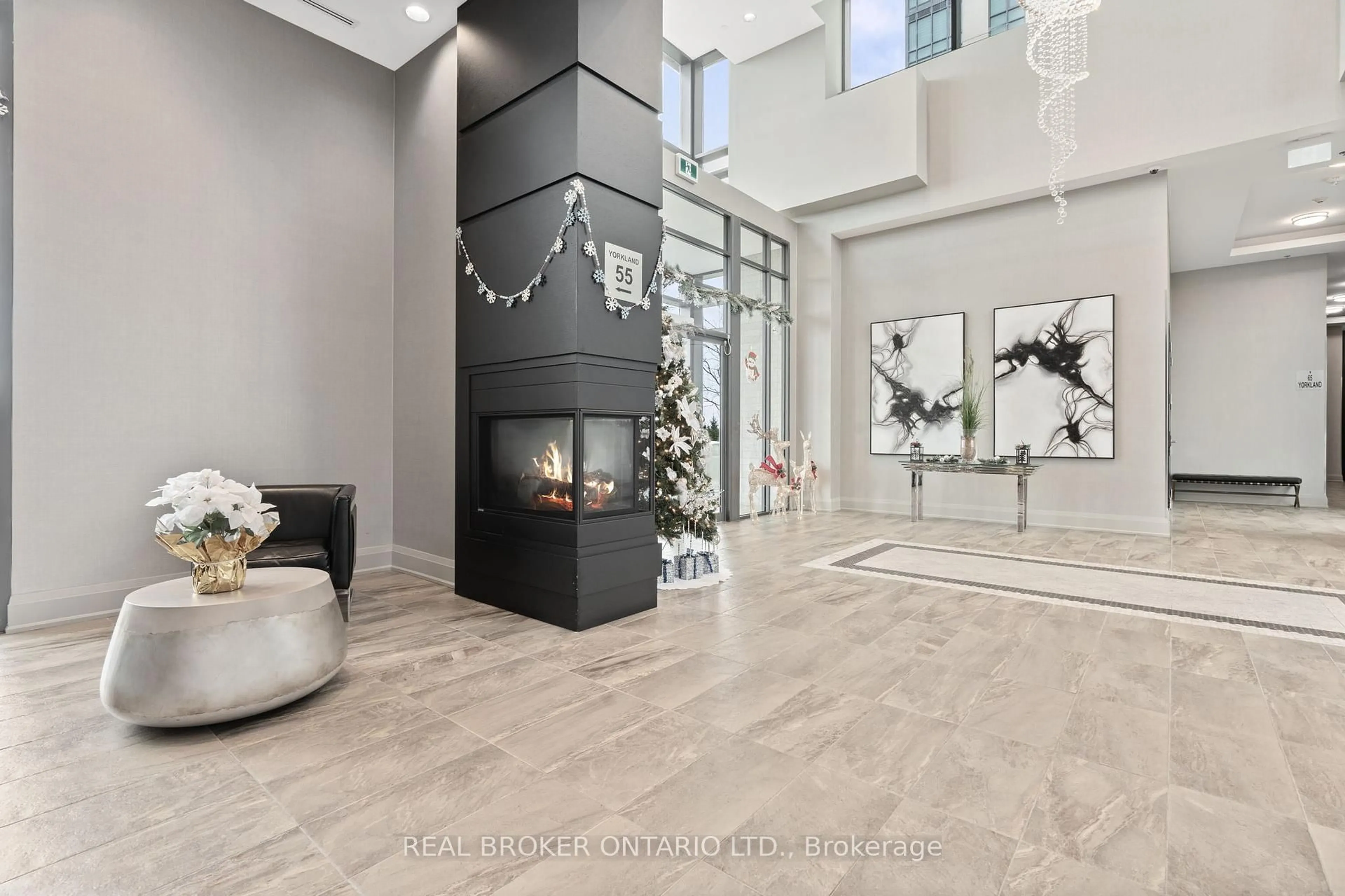 Indoor foyer for 65 Yorkland Blvd #408, Brampton Ontario L6P 4M5