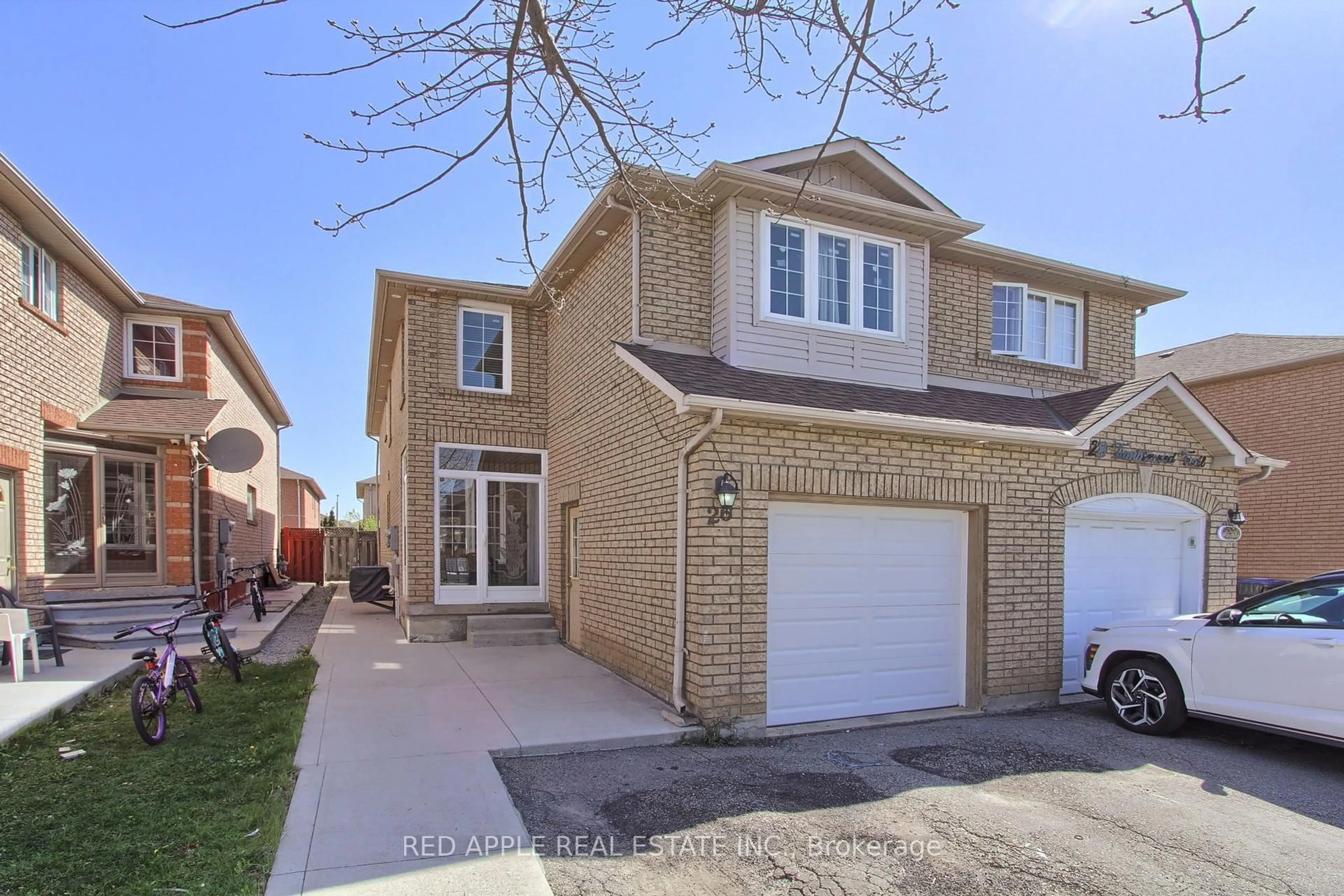 Home with brick exterior material, street for 26 Tumbleweed Tr, Brampton Ontario L6Y 5A1