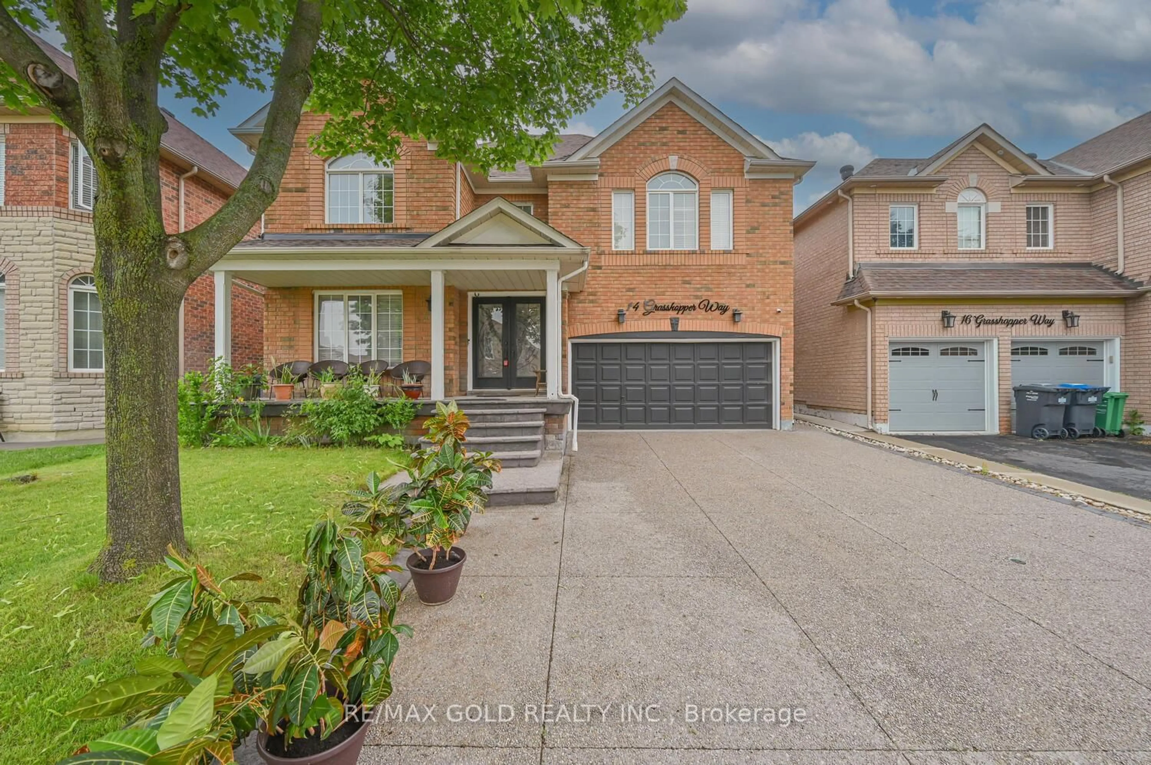 Home with brick exterior material, street for 14 Grasshopper Way, Brampton Ontario L6R 2J6