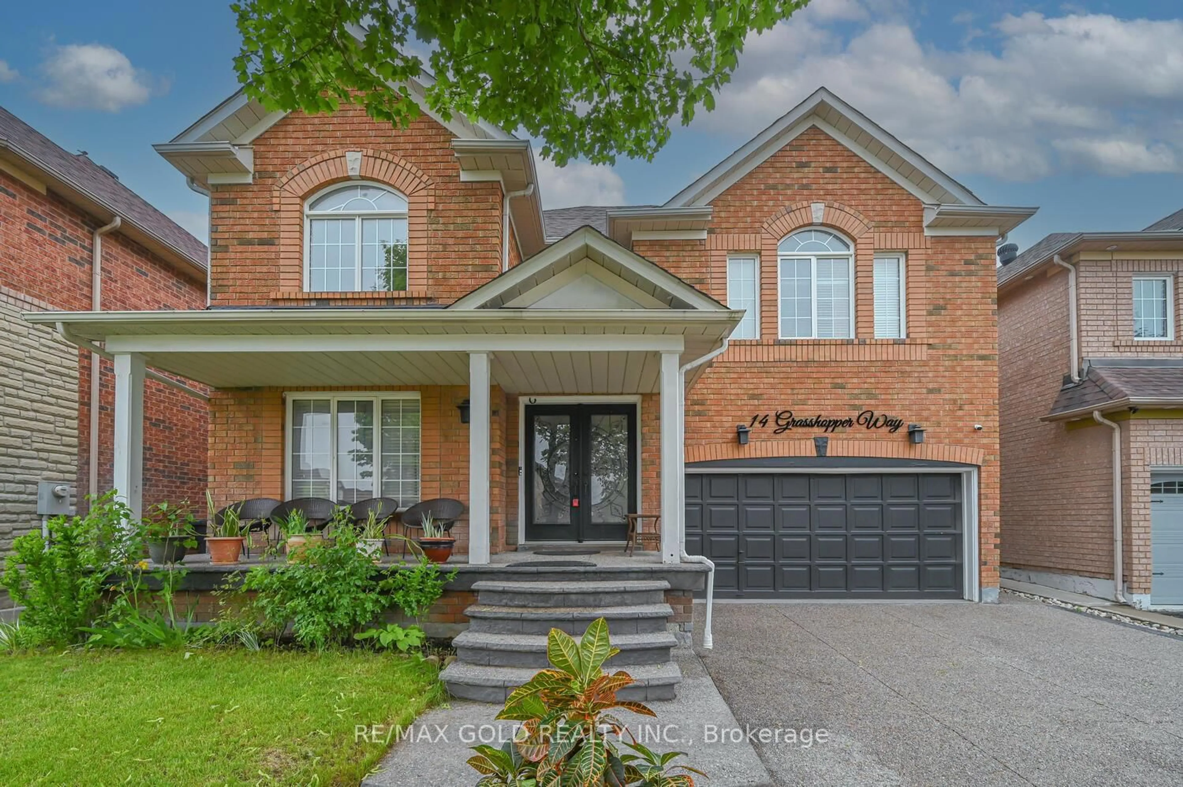 Home with brick exterior material, street for 14 Grasshopper Way, Brampton Ontario L6R 2J6