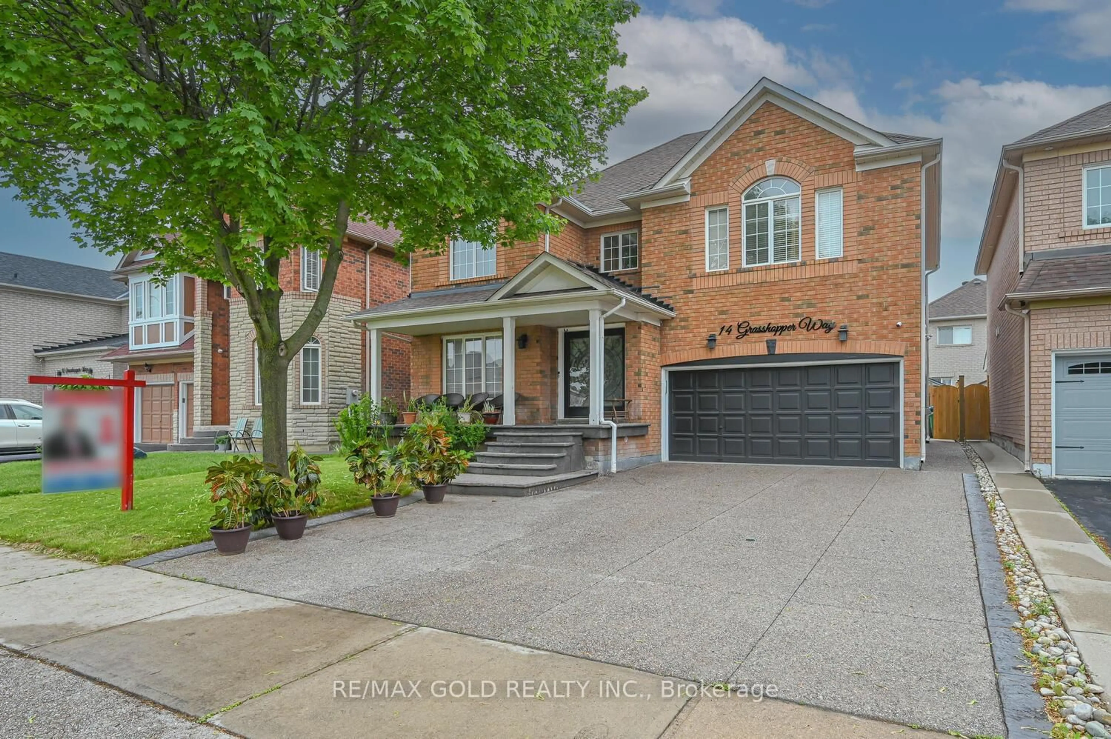 Home with brick exterior material, street for 14 Grasshopper Way, Brampton Ontario L6R 2J6