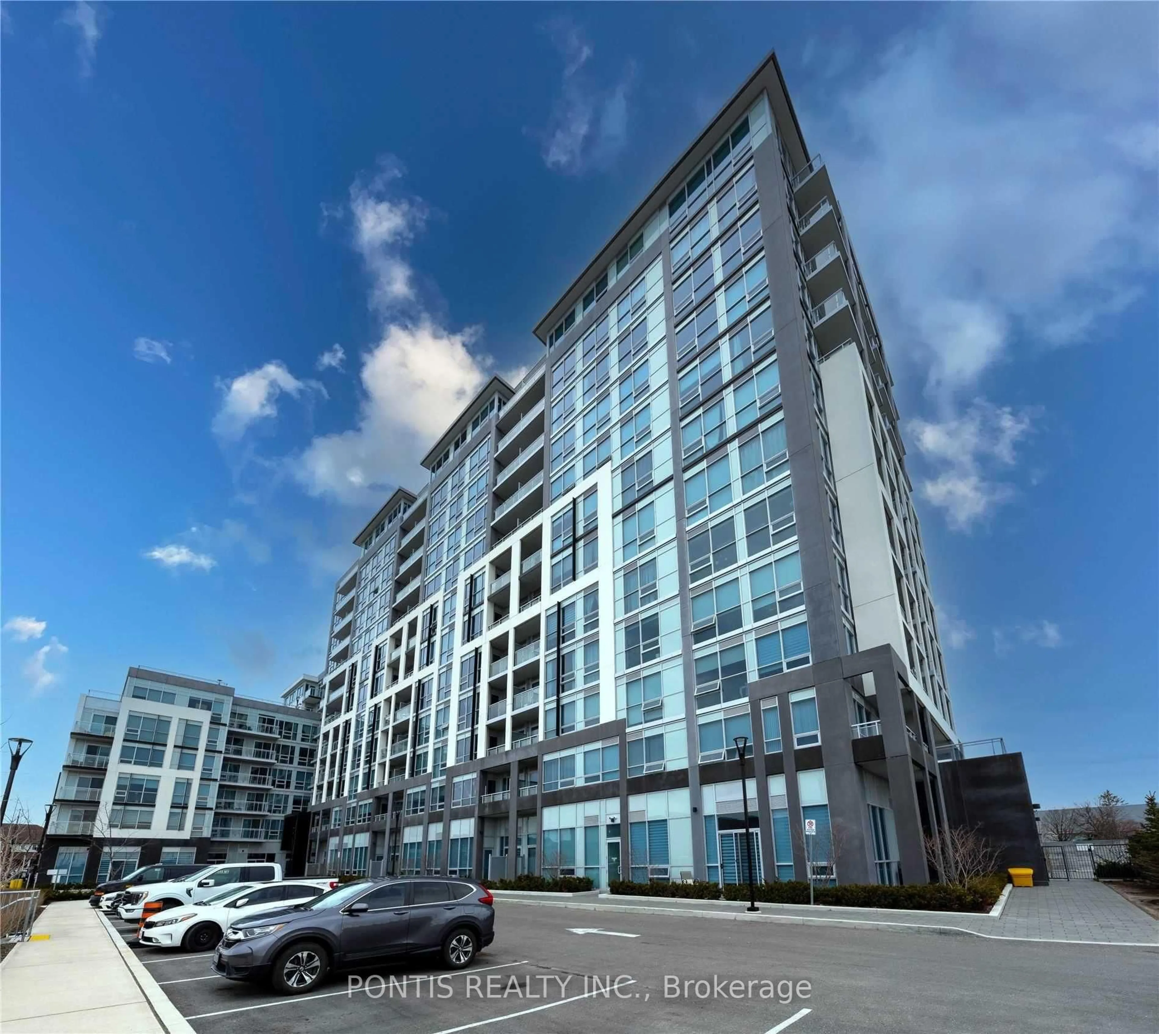 A pic from outside/outdoor area/front of a property/back of a property/a pic from drone, building for 1050 MAIN St #816, Milton Ontario L9T 9M3