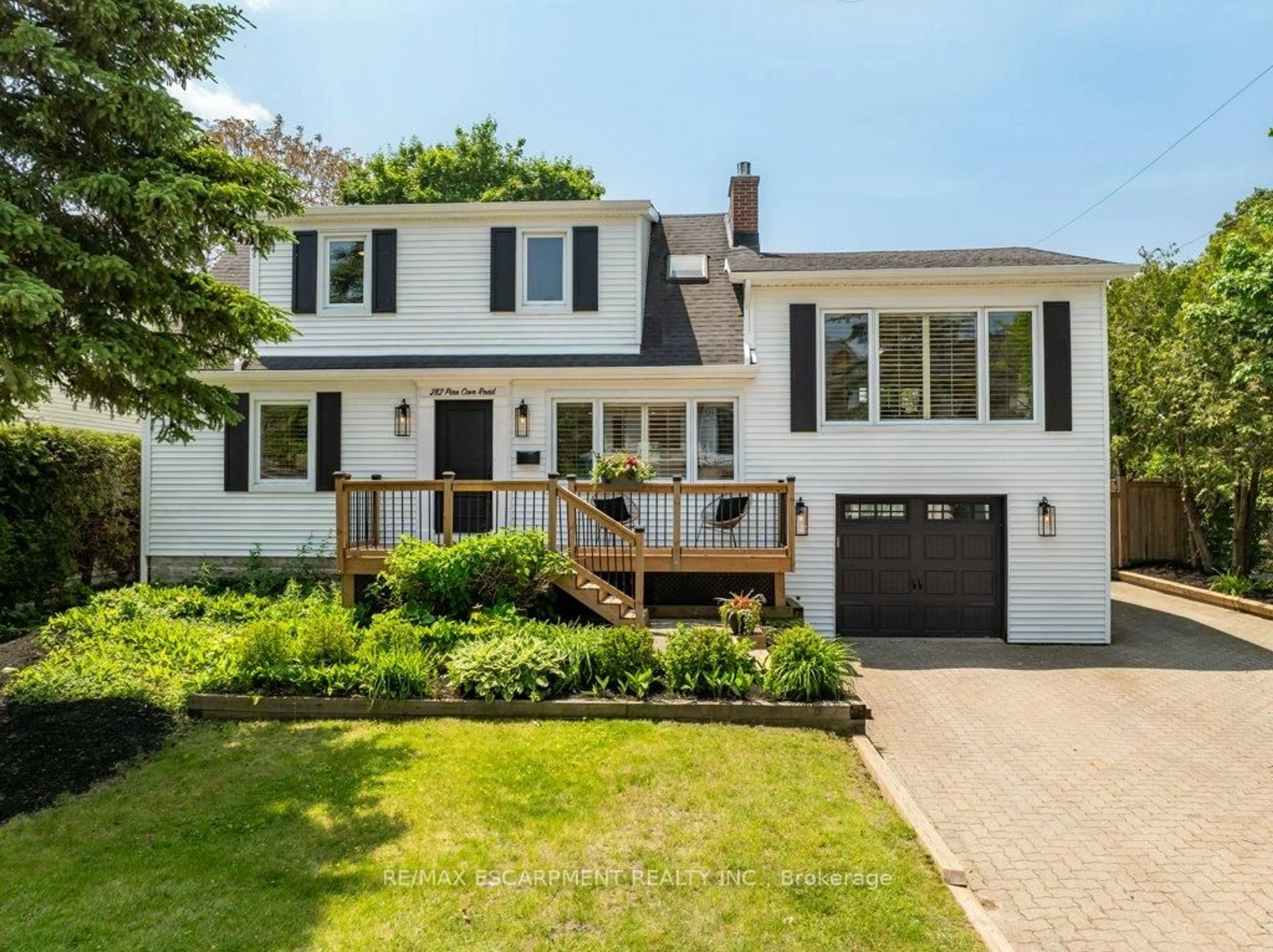 Home with brick exterior material, street for 282 PINE COVE Rd, Burlington Ontario L7N 1W2
