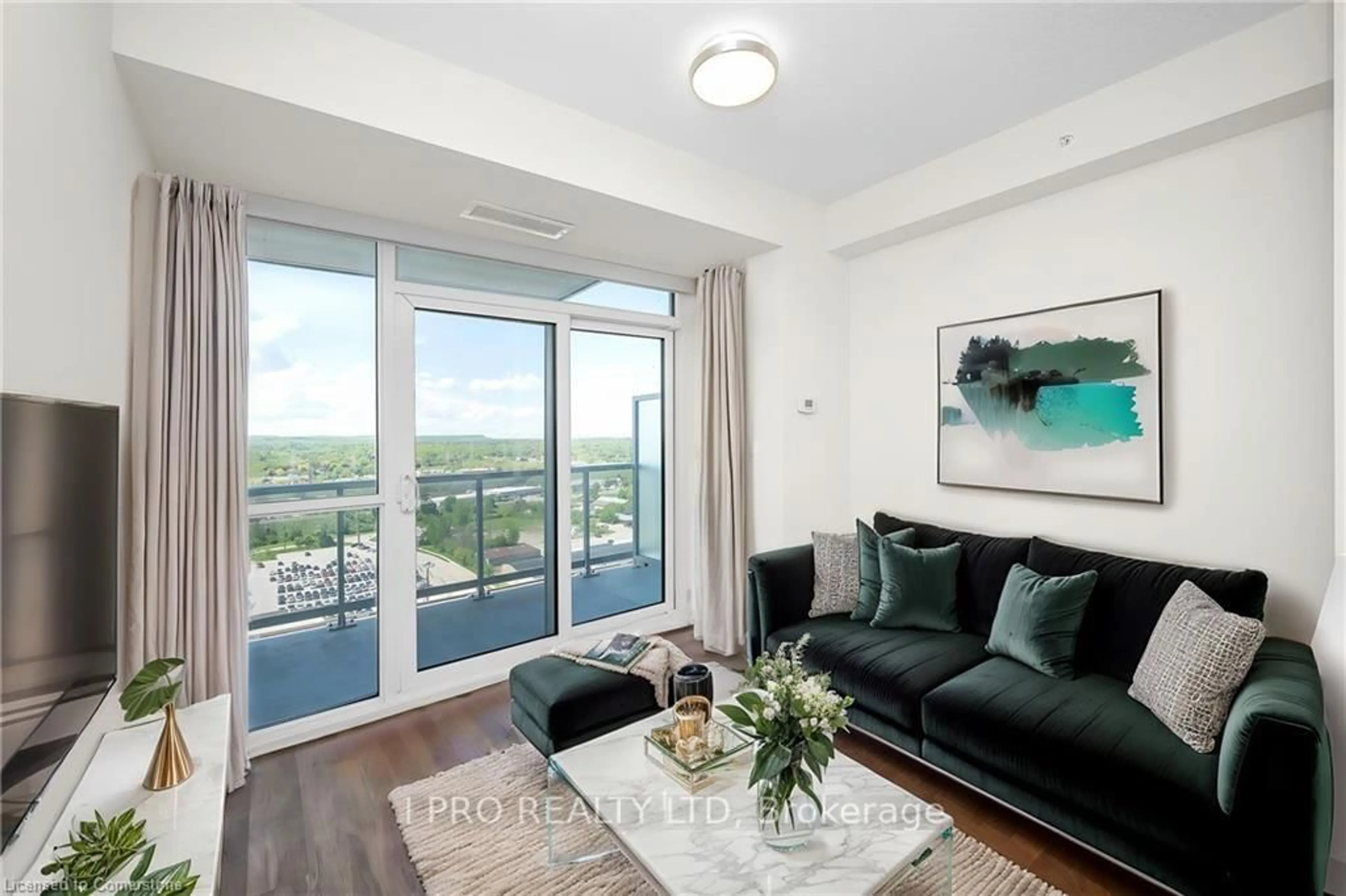 Living room with furniture, unknown for 2087 Fairview St #1908, Burlington Ontario L7R 0E5