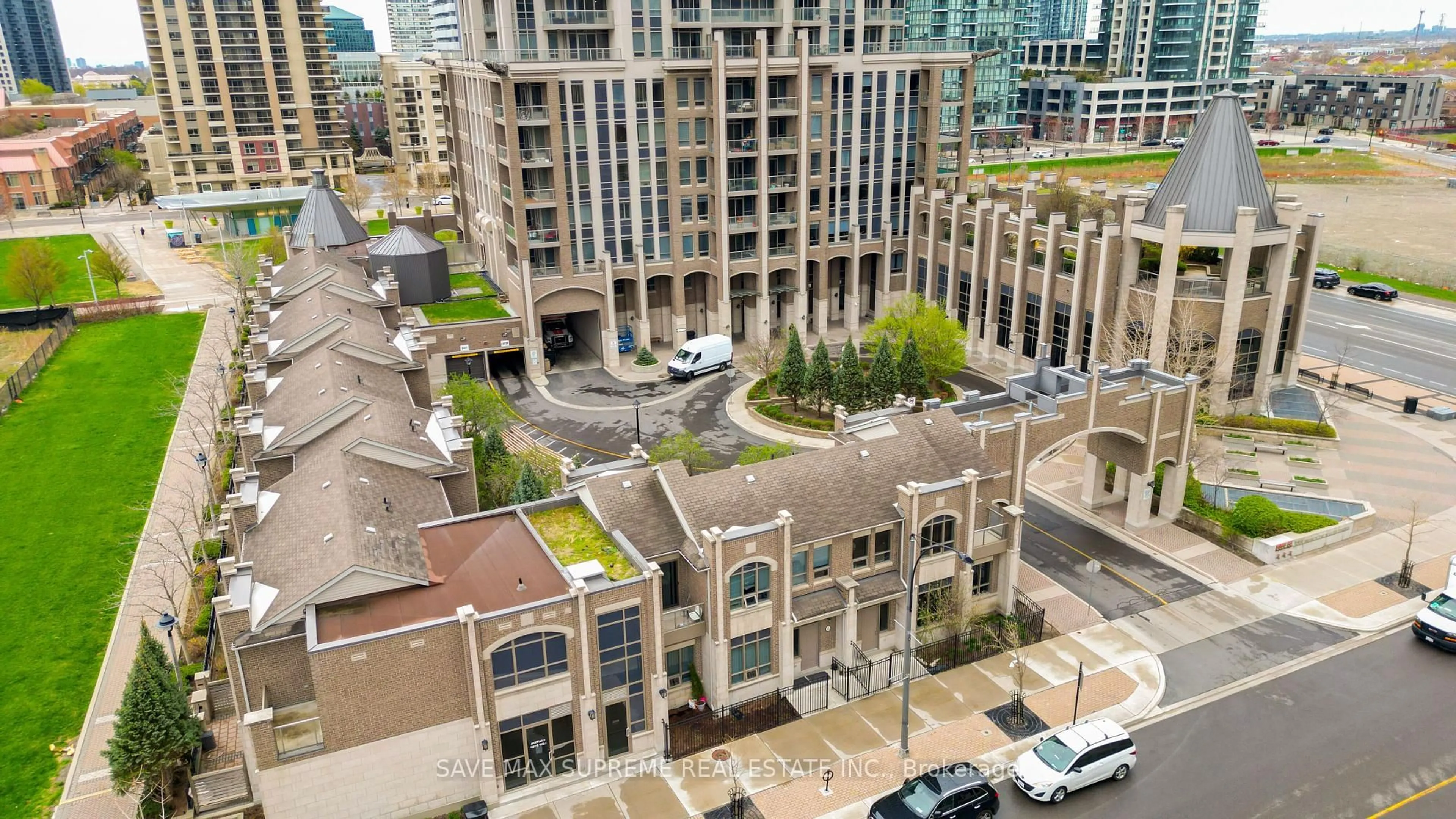 A pic from outside/outdoor area/front of a property/back of a property/a pic from drone, city buildings view from balcony for 388 Prince Of Wales Dr #2505, Mississauga Ontario L5B 0A1
